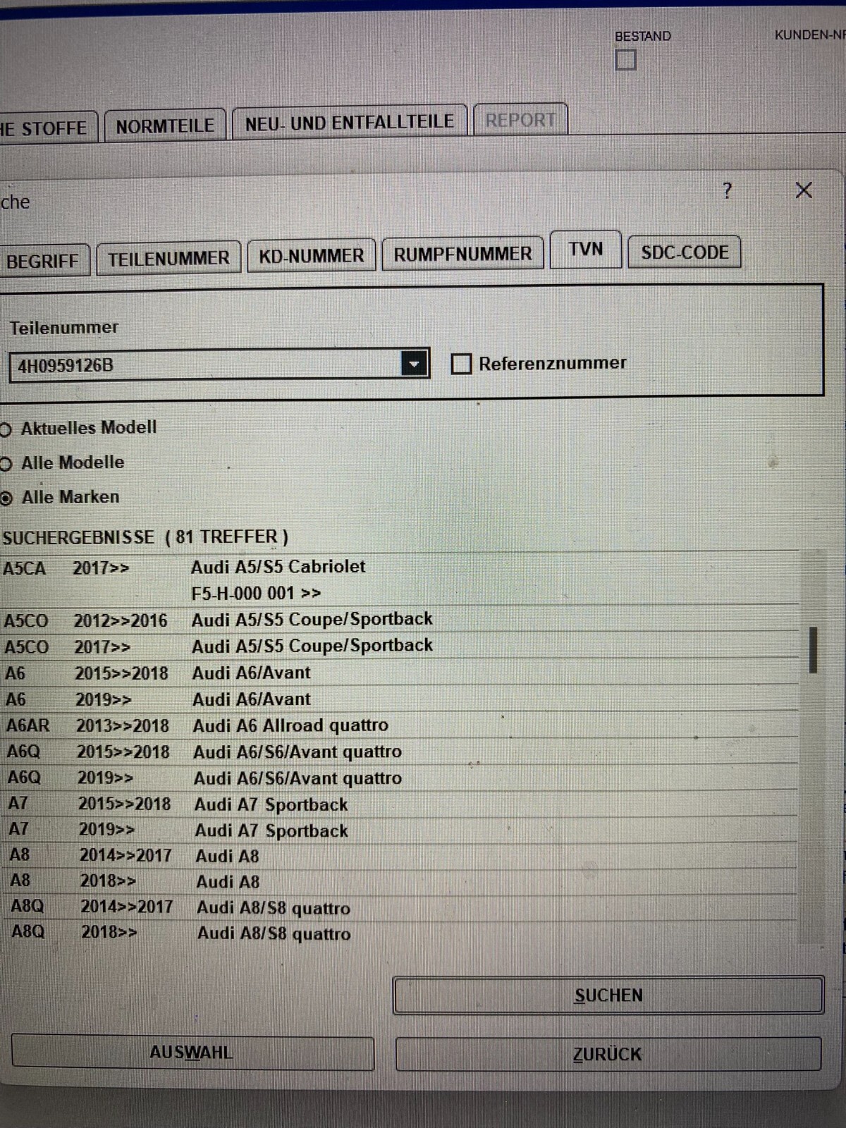 AUDI PORSCHE VW SKODA SEAT DRUCKSCHALTER FÜR KLIMAANLAGE 4H0959126B ORIG.NEU!!! - Obrázek 11