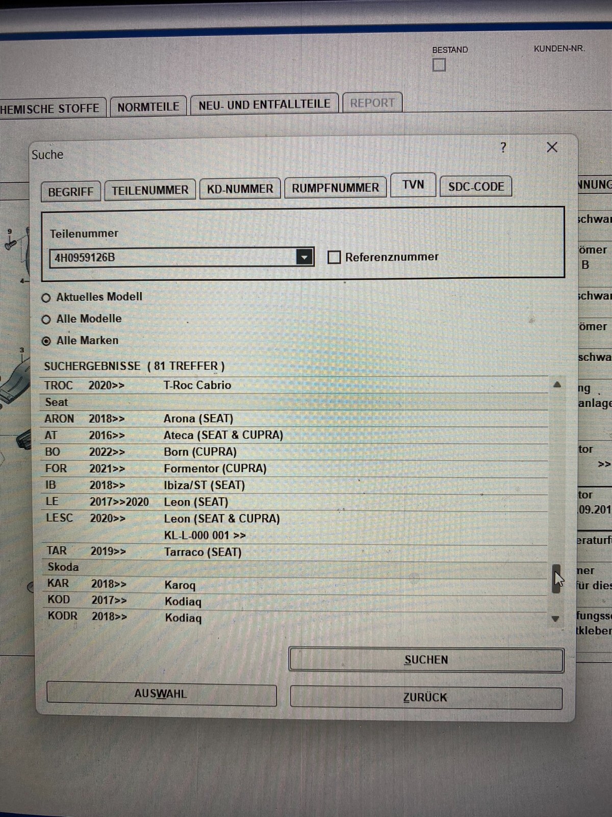 AUDI PORSCHE VW SKODA SEAT DRUCKSCHALTER FÜR KLIMAANLAGE 4H0959126B ORIG.NEU!!! - Obrázek 16