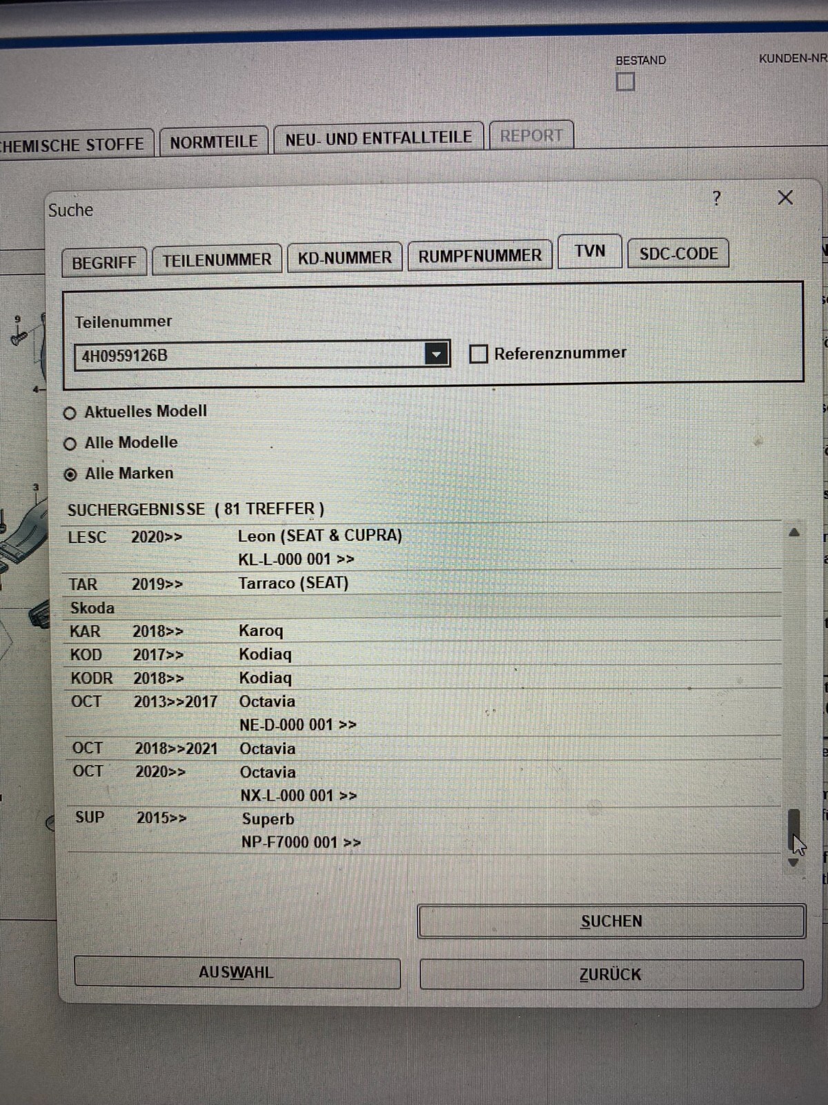 AUDI PORSCHE VW SKODA SEAT DRUCKSCHALTER FÜR KLIMAANLAGE 4H0959126B ORIG.NEU!!! - Obrázek 17