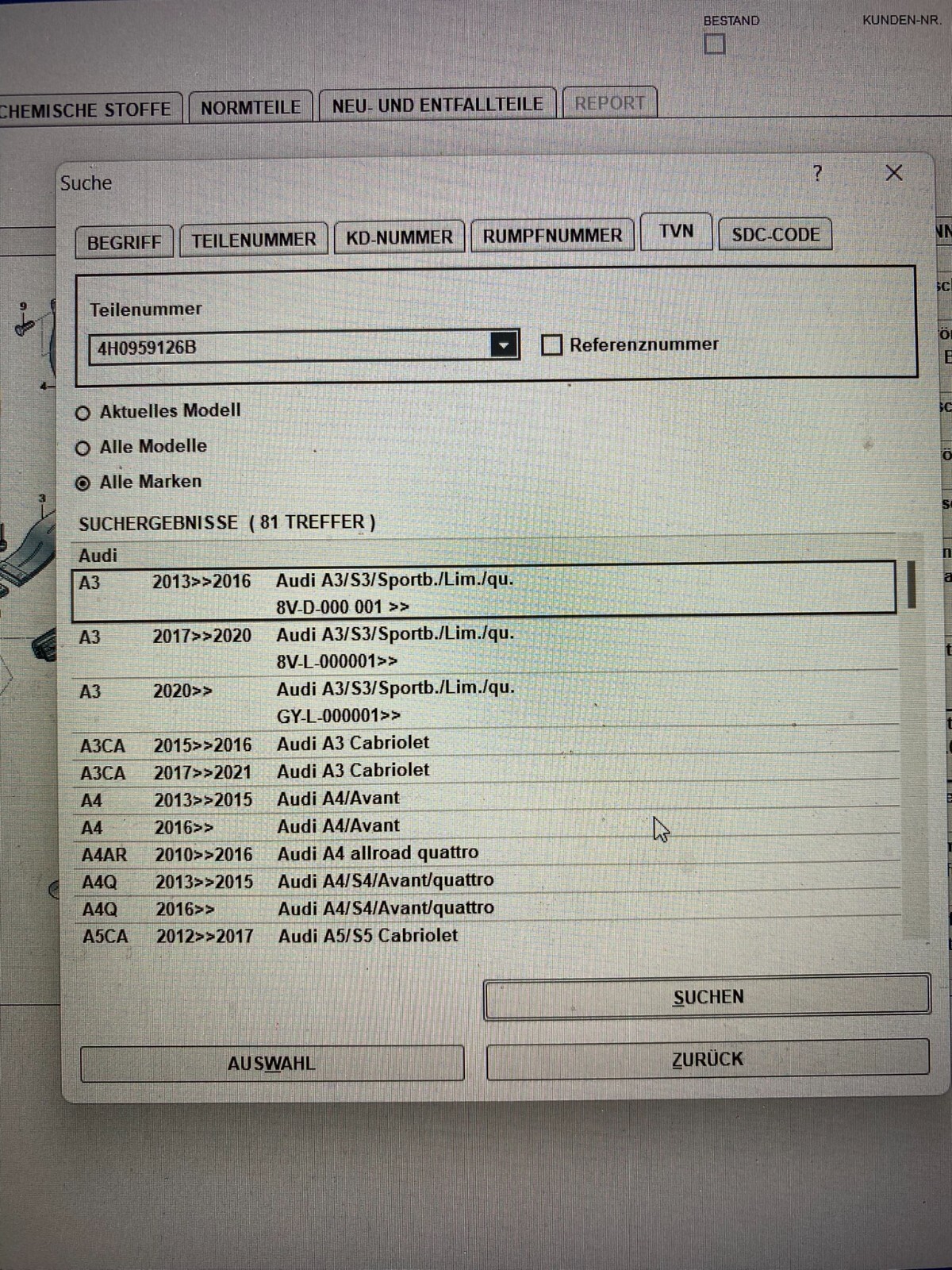 AUDI PORSCHE VW SKODA SEAT DRUCKSCHALTER FÜR KLIMAANLAGE 4H0959126B ORIG.NEU!!! - Obrázek 10