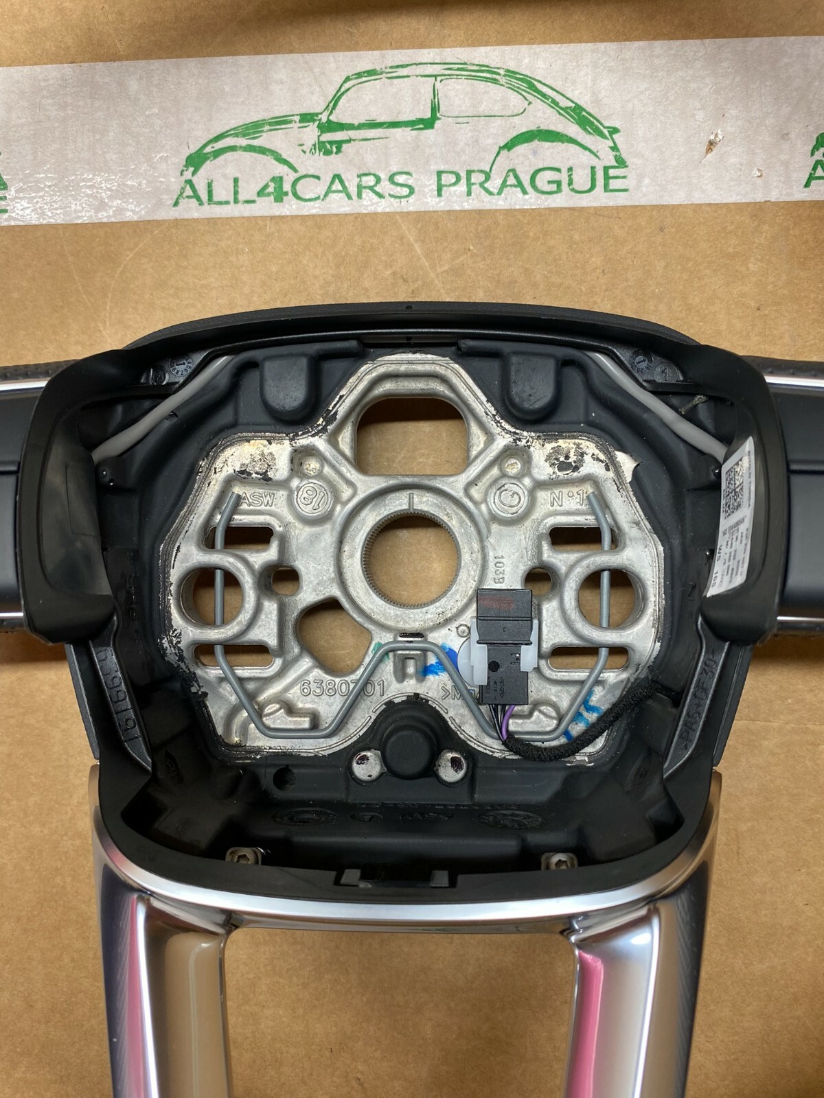 AUDI Q3 MULTIFUNKTIONSLENKRAD LEDER SCHWARZ/FELSGRAU 83A419091H ORIGINAL NEU!! - Obrázek 6