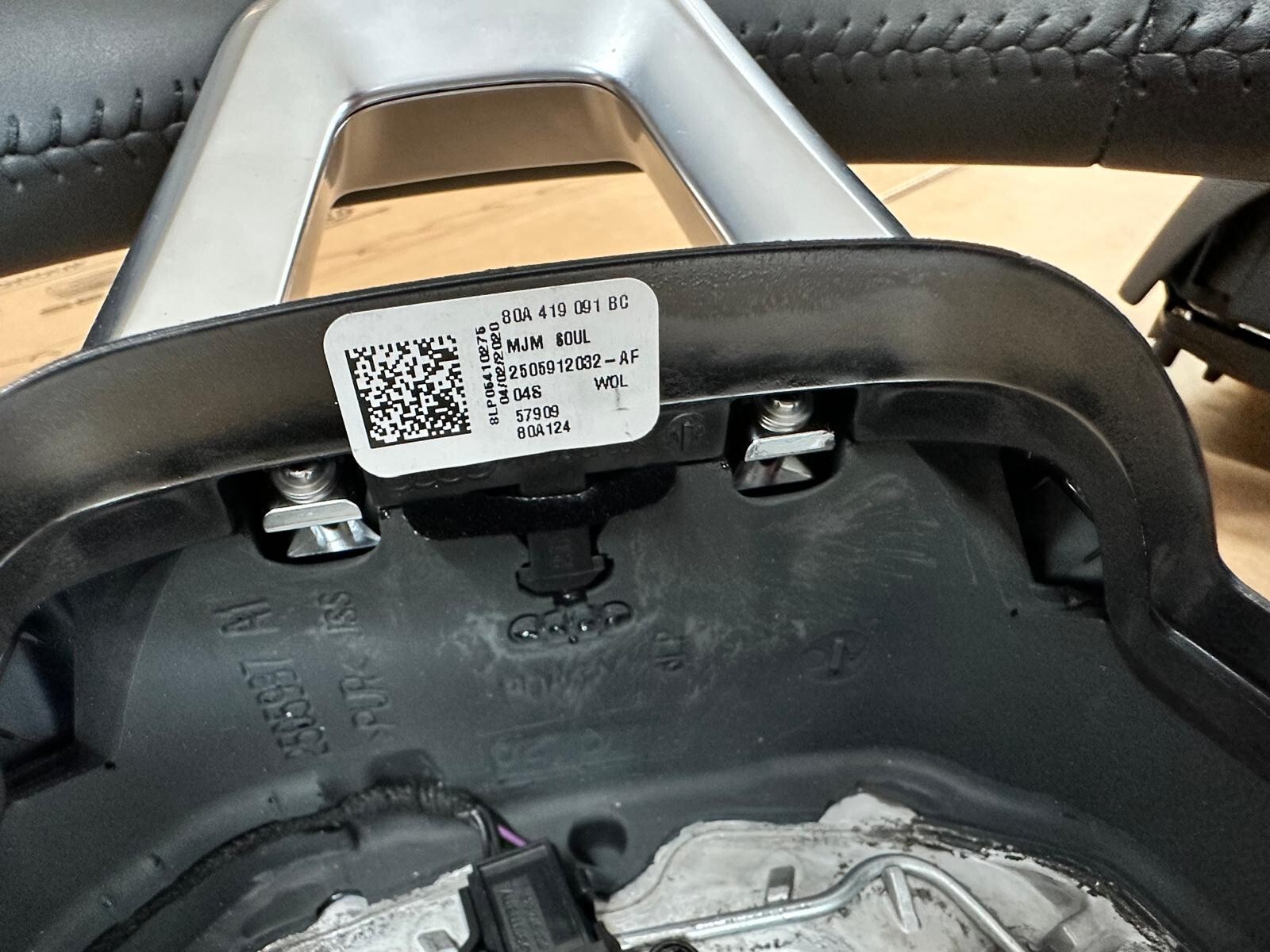 AUDI Q5 LEDER LENKRAD 80A419091BC MIT AIRBAG. - Obrázek 17