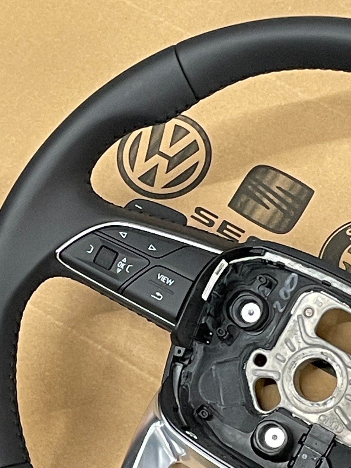 AUDI Q5 Q7 Q8 SPORT MULTIFUNKTION SCHALTWIPPEN LENKRAD SCHWARZ 4M0419091M ORIG. - Obrázek 6