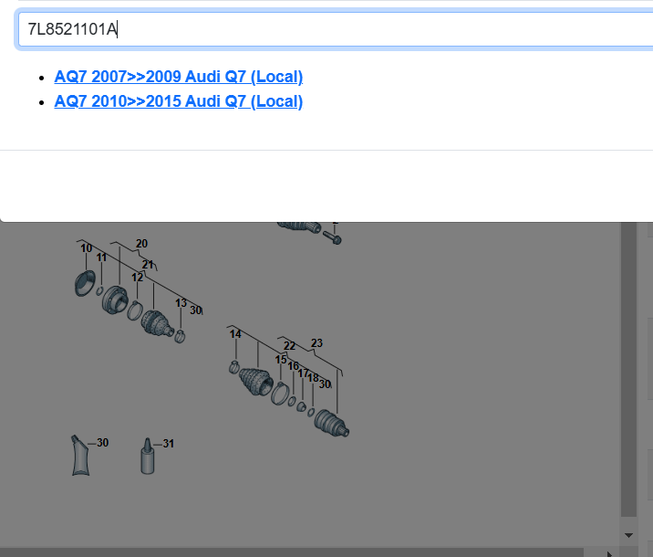 AUDI Q7 4L 4.2 TDI Q GETRIEBE KARDANWELLE KURZ 7L8521101 = 7L8521101A TEST CAR - Obrázek 4