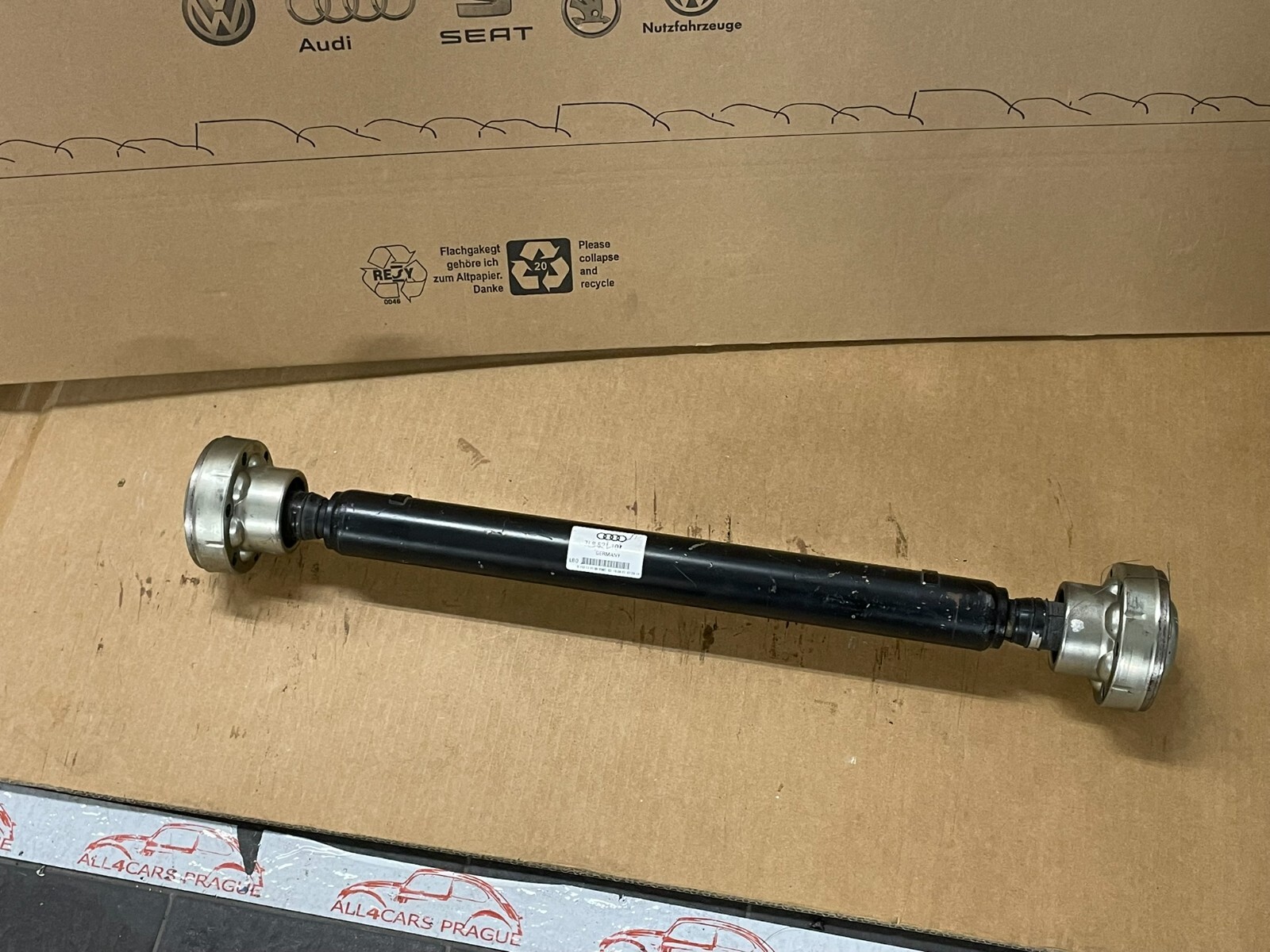 AUDI Q7 4L 4.2 TDI Q GETRIEBE KARDANWELLE KURZ 7L8521101 = 7L8521101A TEST CAR