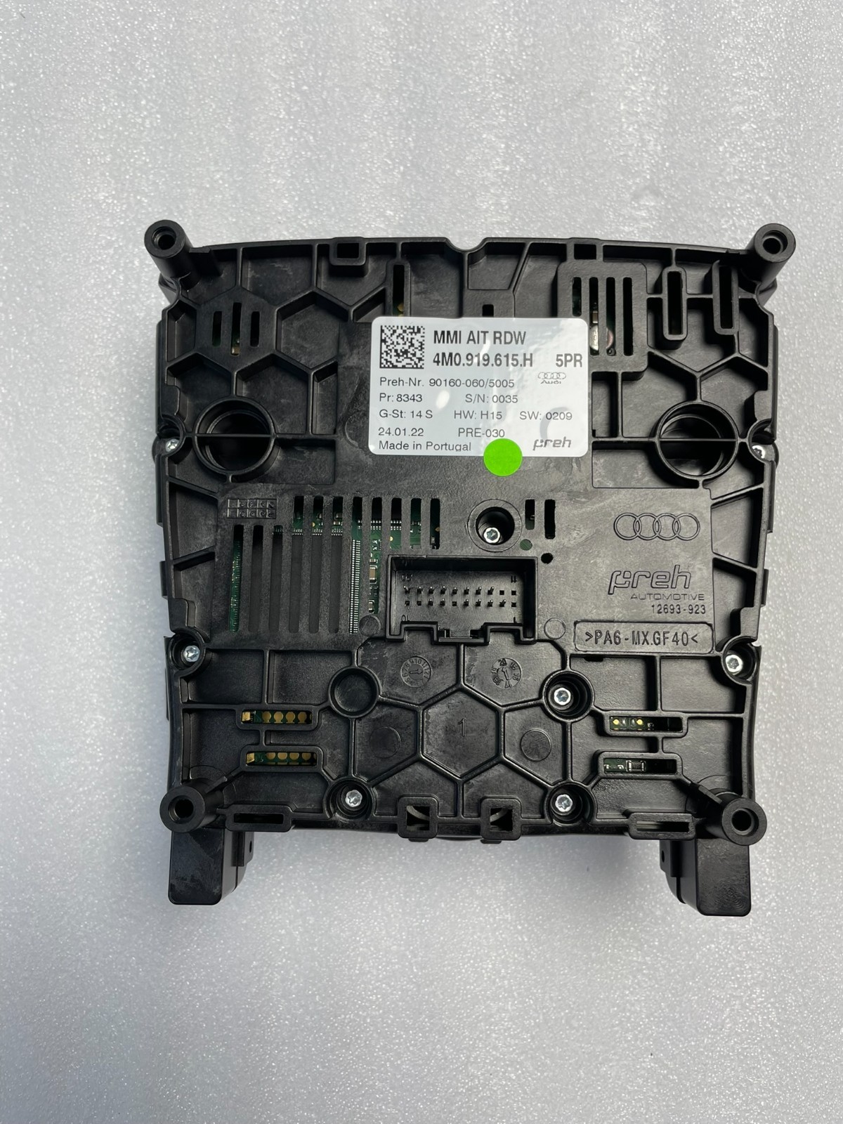 AUDI Q7 4M 2015-2019 BEDIENTEIL TOUCHPAD MMI MULTIMEDIASYSTEM 4M0919615H OrigNEU - Obrázek 23