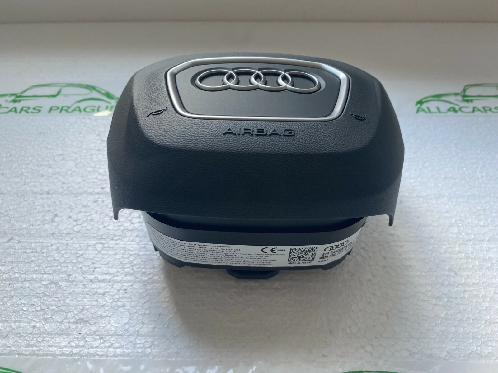 AUDI Q7 4M LENKRAD A.I.R.B.A.G FAHRER 4M0880201T / 4M0 880 201 T ORIGINAL NEU!!! - Obrázek 4