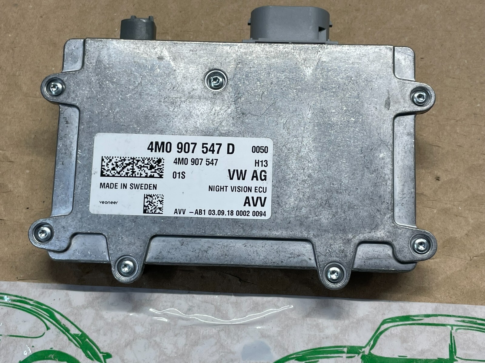 AUDI Q7 4M STEUERGERÄT FÜR NACHTSICHTSYSTEM 4M0907547D NIGHT VISION UNIT - NEW! - Obrázek 6