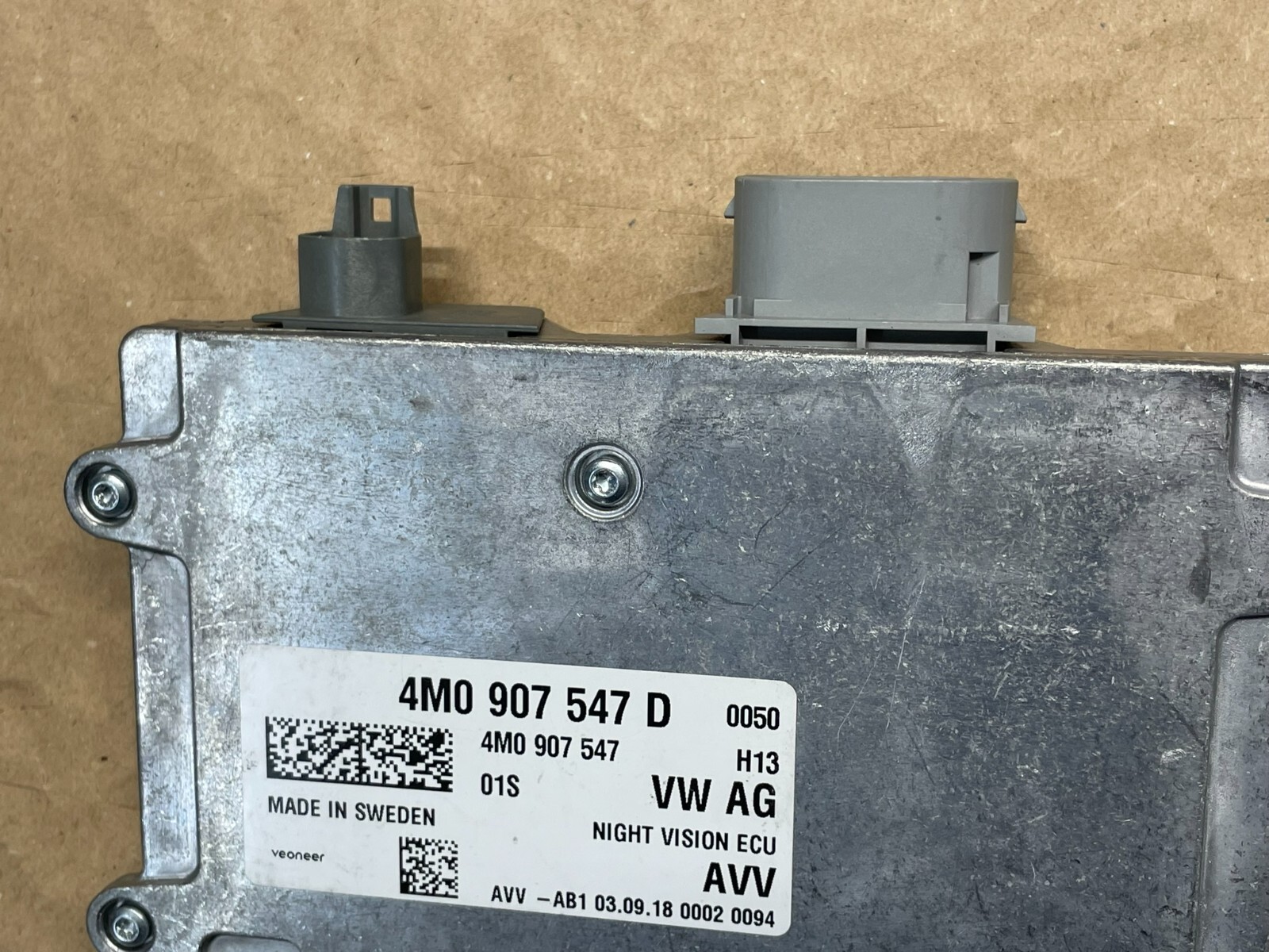 AUDI Q7 4M STEUERGERÄT FÜR NACHTSICHTSYSTEM 4M0907547D NIGHT VISION UNIT - NEW! - Obrázek 9