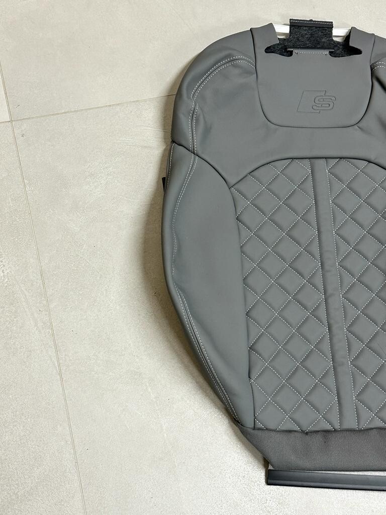 AUDI Q7 SQ7 4M SITZBEZUG SPORTSITZ GRAU LEDER VALCONA PLUS GRAU LEDER ORIG.TEIL - Obrázek 11