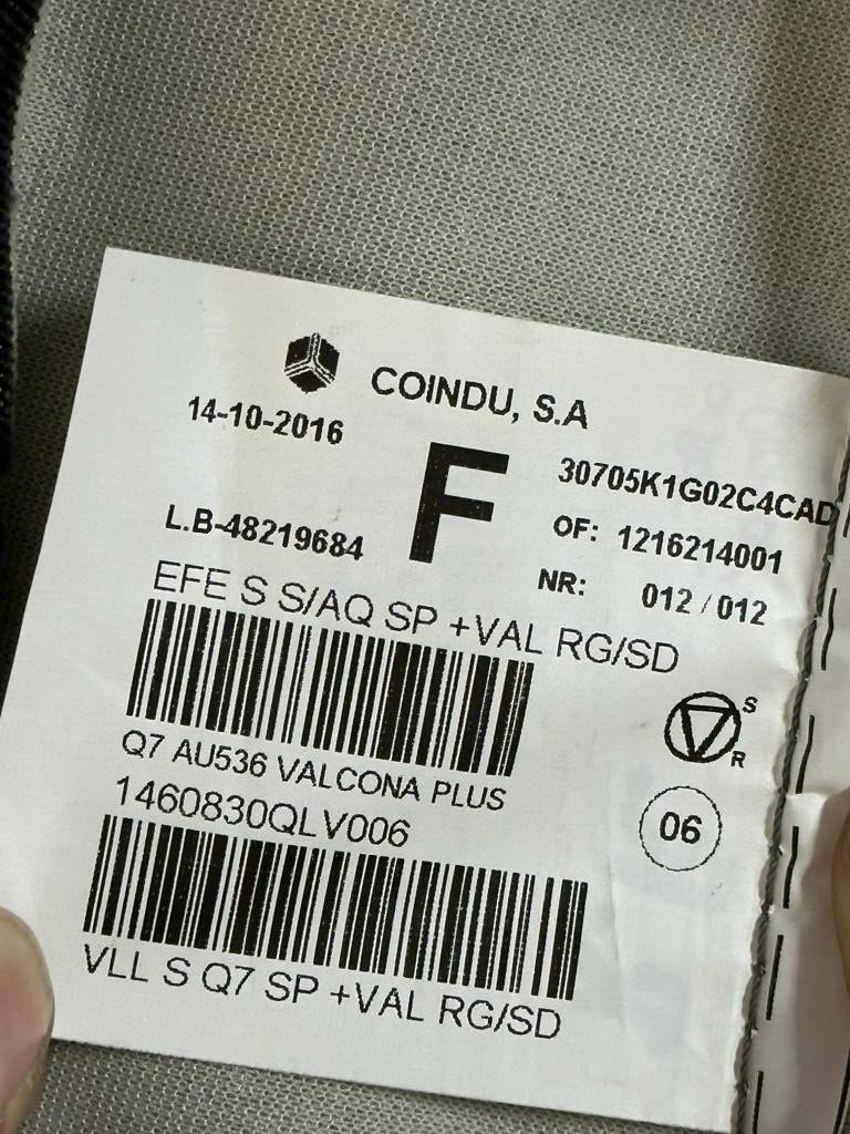 AUDI Q7 SQ7 4M SITZBEZUG SPORTSITZ GRAU LEDER VALCONA PLUS GRAU LEDER ORIG.TEIL - Obrázek 4