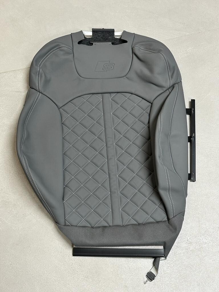 AUDI Q7 SQ7 4M SITZBEZUG SPORTSITZ GRAU LEDER VALCONA PLUS GRAU LEDER ORIG.TEIL - Obrázek 7