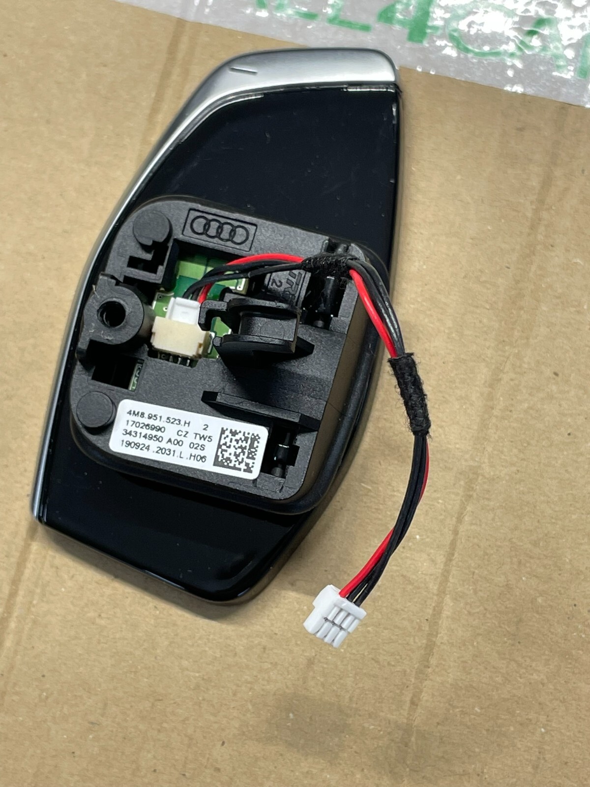 AUDI RS PADELS - AUDI Q7 Q8 SQ7 SQ8 LENKRAD RS SCHALTWIPPEN 4M8951523H ORIG NEU - Obrázek 8