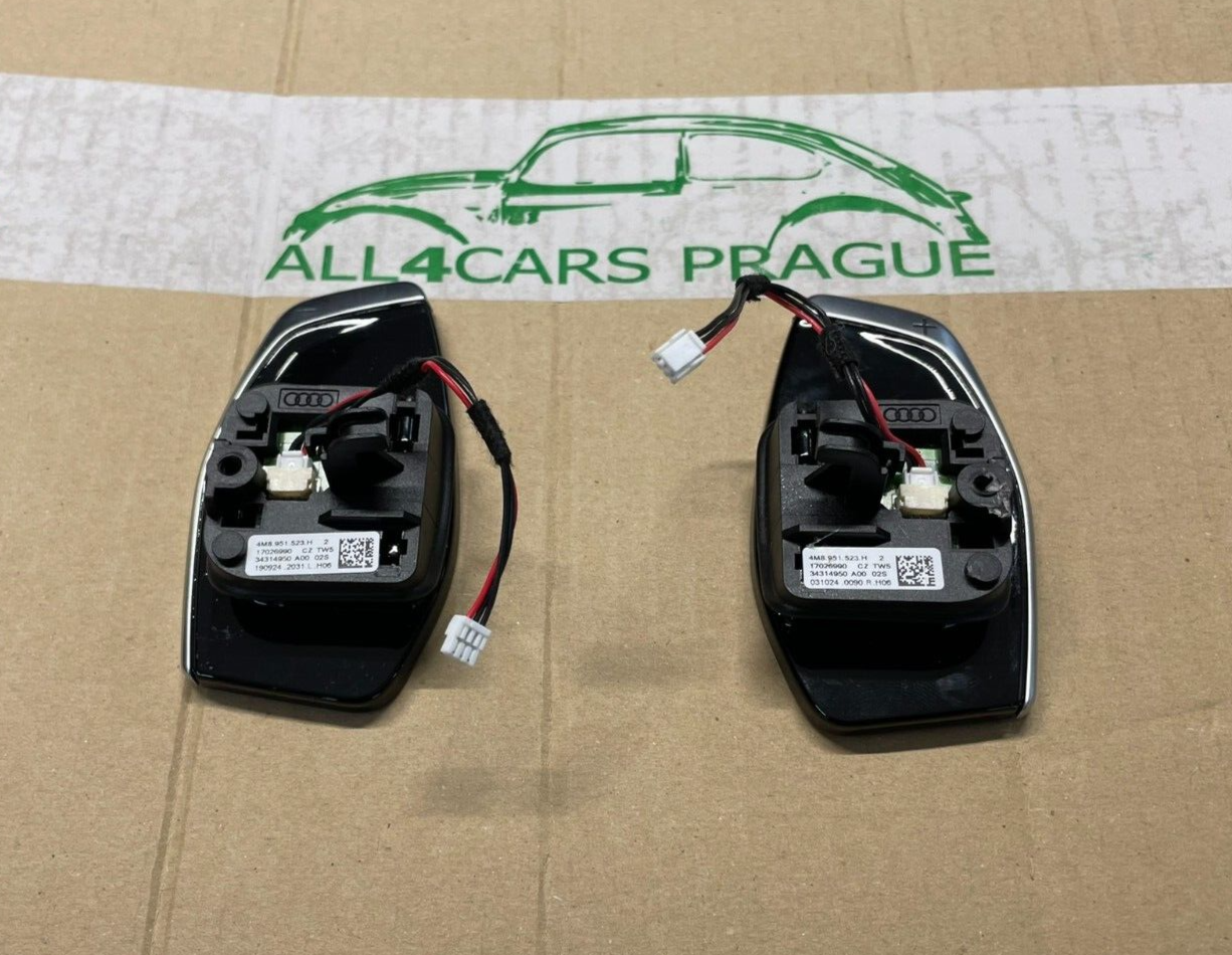 AUDI RS PADELS - AUDI Q7 Q8 SQ7 SQ8 LENKRAD RS SCHALTWIPPEN 4M8951523H ORIG NEU