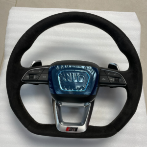 AUDI RSQ3 Q3 LENKRAD SPORT ABGEFLACHT ALCANTARA LEDER 83A419091AS AUDI ORIG NEU