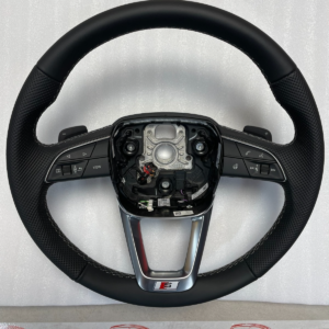 AUDI S4 S5 8W SPORT LENKRAD BEHEIZT GELOCHT LEDER MIT ASISTENTEN 8W0419091GP NEU