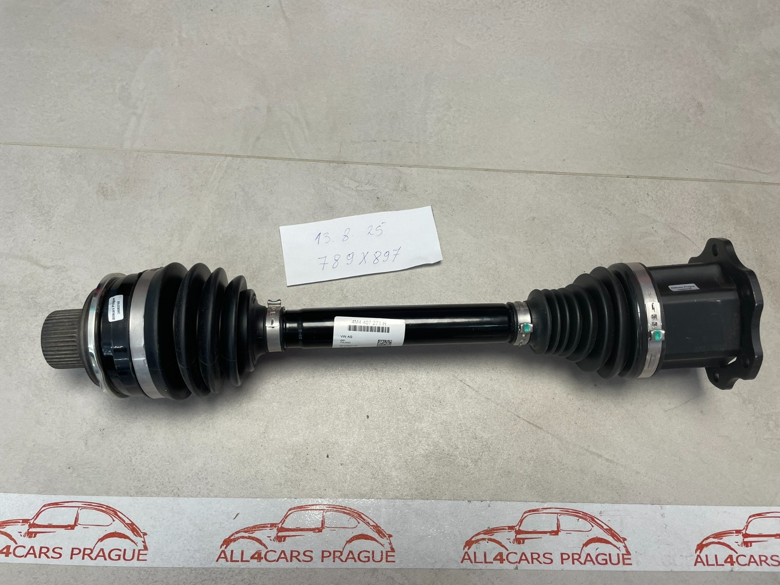 AUDI SQ7 SQ8 PORSCHE CAYENNE GELENKWELLE KOMPLET VORN 4M4407271H NEU ORIGINAL - Obrázek 18