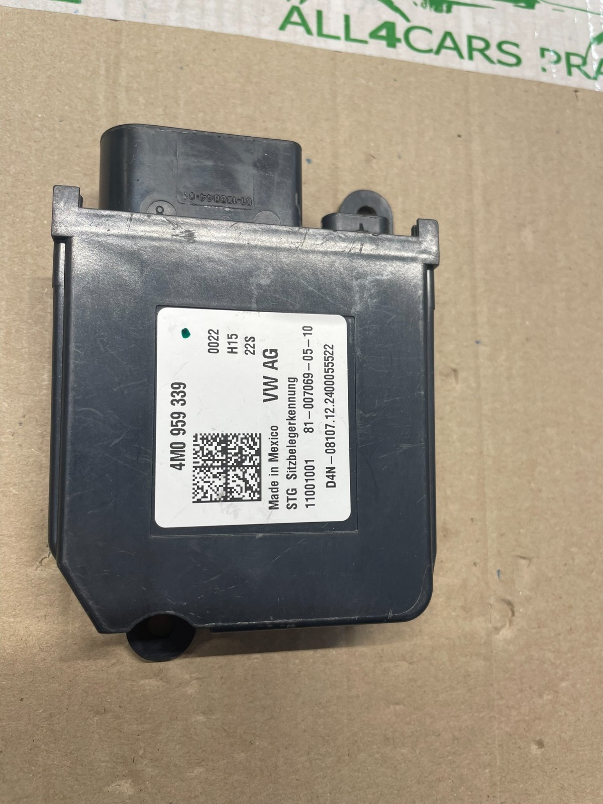 AUDI STEUERGERÄT FÜR SITZ BELEGUNGS ERKENNUNG 4M0959339 ORIG.NEU!!! - Obrázek 11