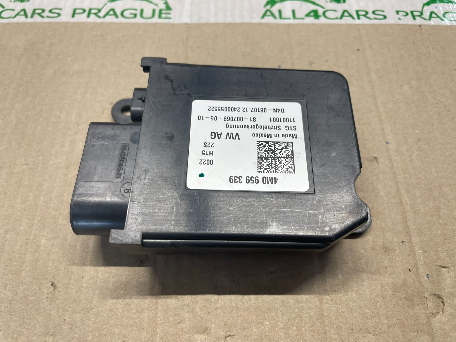 AUDI STEUERGERÄT FÜR SITZ BELEGUNGS ERKENNUNG 4M0959339 ORIG.NEU!!! - Obrázek 12