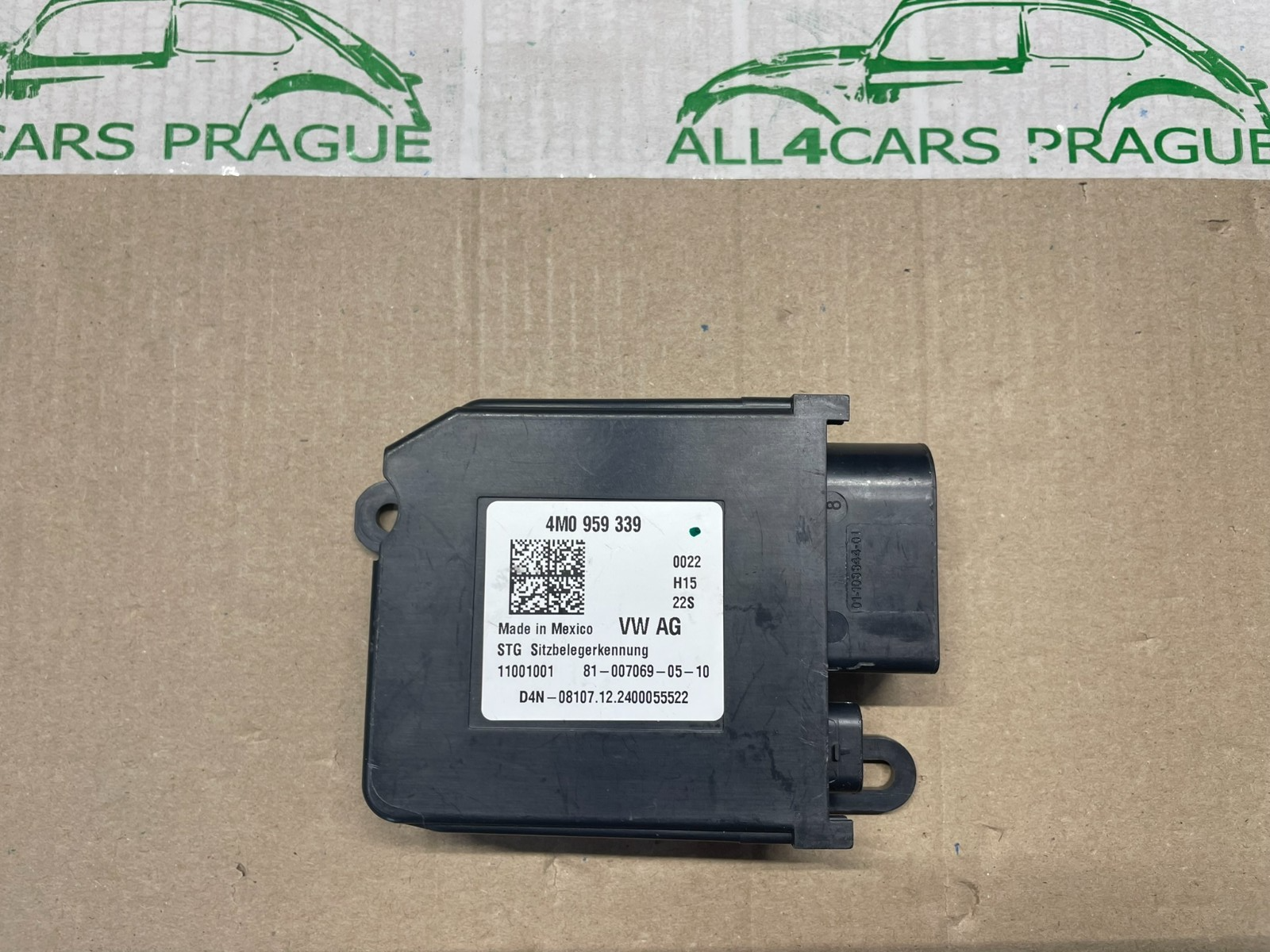 AUDI STEUERGERÄT FÜR SITZ BELEGUNGS ERKENNUNG 4M0959339 ORIG.NEU!!! - Obrázek 7