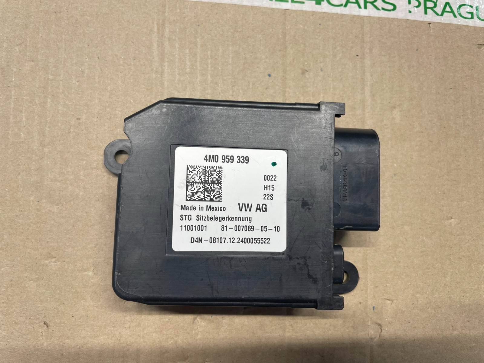 AUDI STEUERGERÄT FÜR SITZ BELEGUNGS ERKENNUNG 4M0959339 ORIG.NEU!!! - Obrázek 9