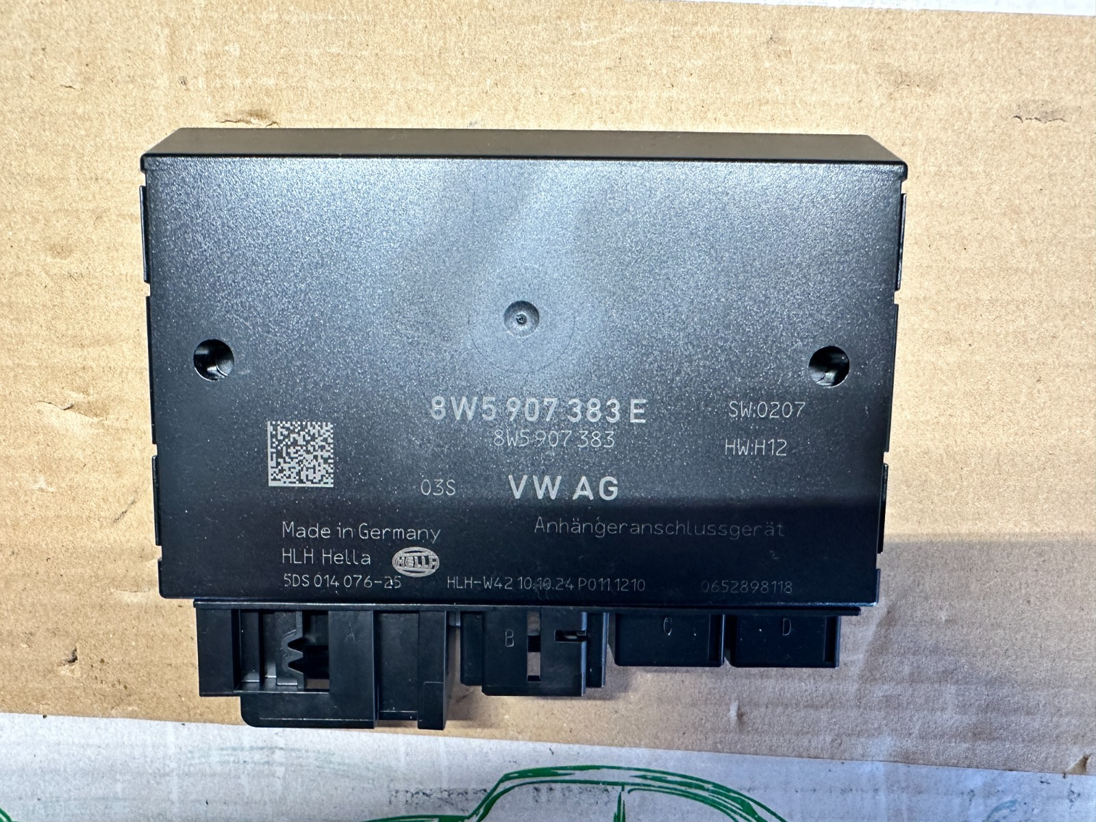 AUDI VOLKWAGEN STEUERGERÄT FÜR ANHÄNGERERKENNUNG 8W5907383E ORIG. NEU - Obrázek 11