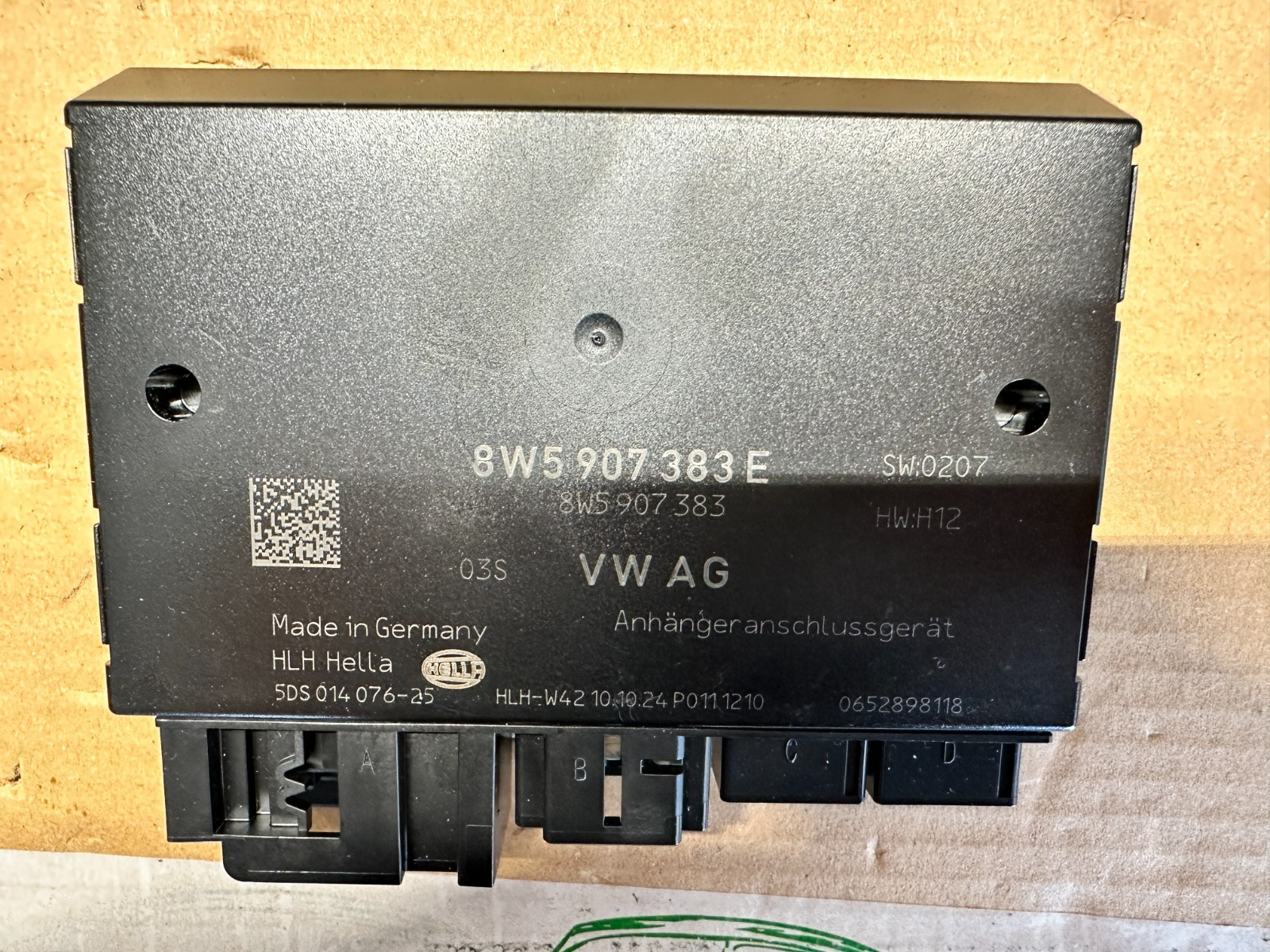 AUDI VOLKWAGEN STEUERGERÄT FÜR ANHÄNGERERKENNUNG 8W5907383E ORIG. NEU - Obrázek 13