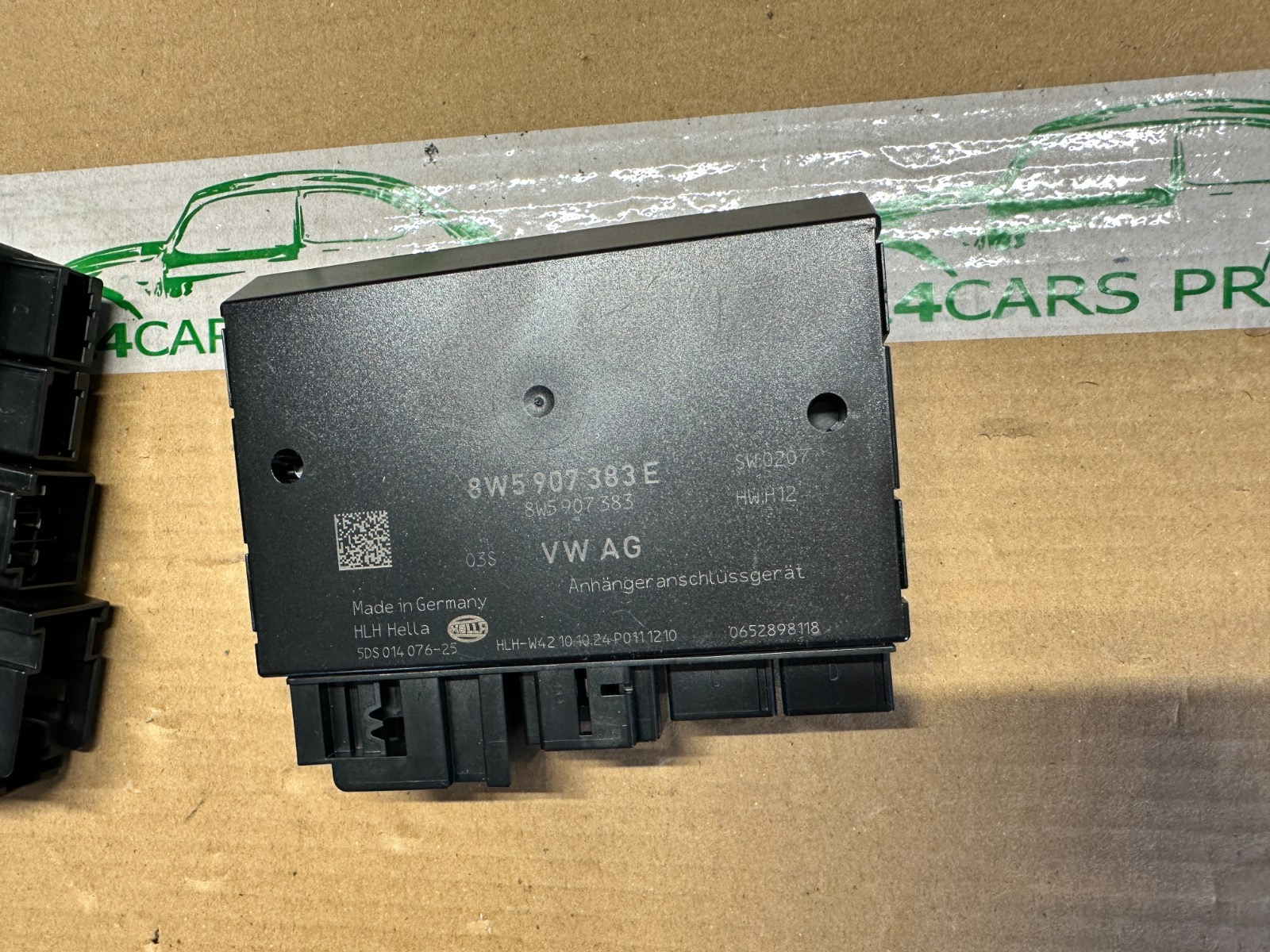 AUDI VOLKWAGEN STEUERGERÄT FÜR ANHÄNGERERKENNUNG 8W5907383E ORIG. NEU - Obrázek 18