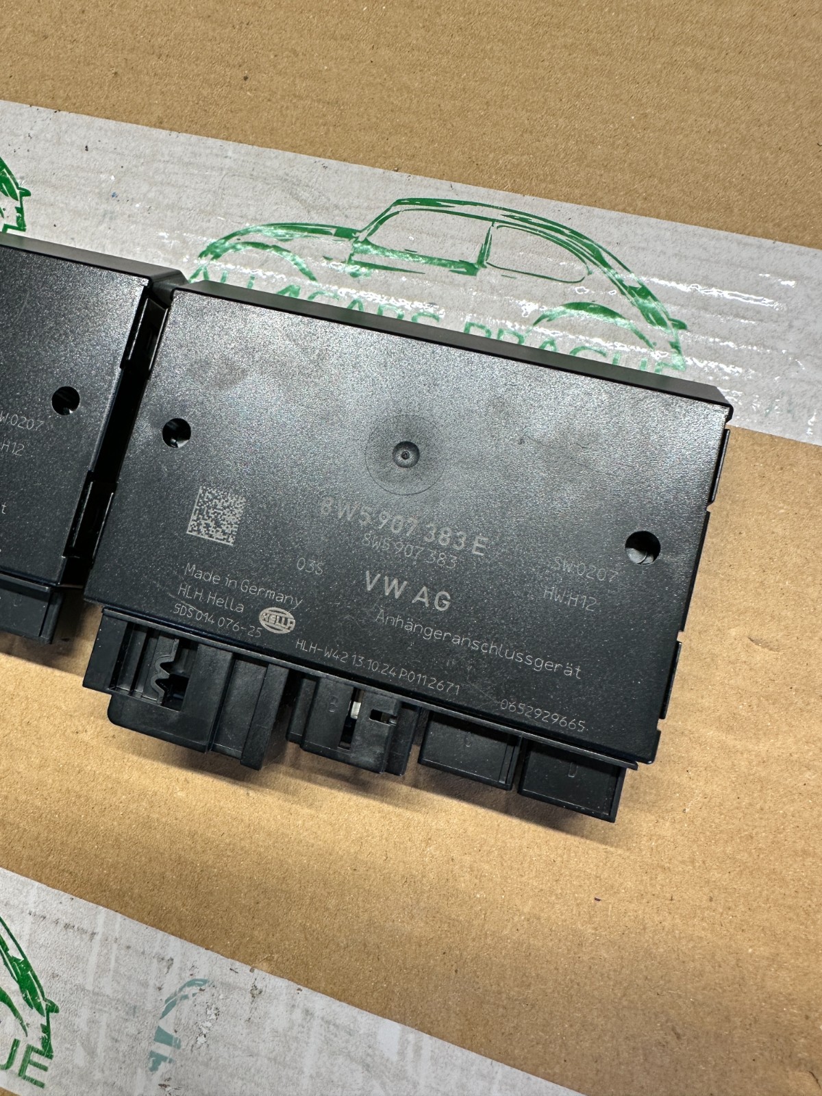 AUDI VOLKWAGEN STEUERGERÄT FÜR ANHÄNGERERKENNUNG 8W5907383E ORIG. NEU - Obrázek 8