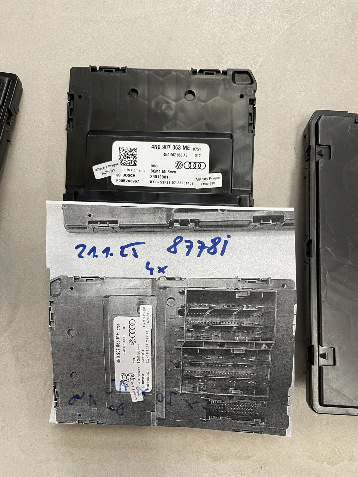 AUDI VW BENTLEY BCM1 BORDNETZ STEUERGERÄT BCM 4N0907063ME = 4N0907063MN ORIG.NEU - Obrázek 18