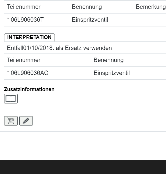 AUDI VW SKODA SEAT EINSPRITZDÜSE EINSPRITZVENTIL 06L906036J ORIG.NEU!!!! - Obrázek 8