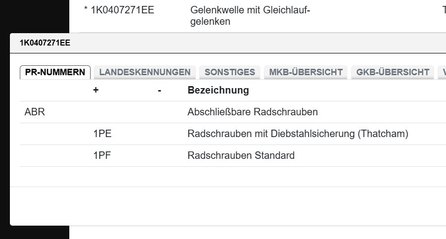 AUDI VW ŠKODA SEAT GELENKWELLE: 1K0407271EE = 1K0407271NP = 1K0407271AJ TEST CAR - Obrázek 7