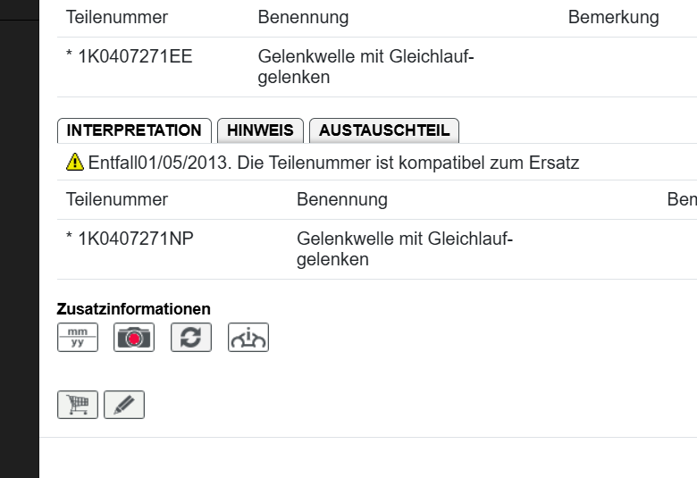 AUDI VW ŠKODA SEAT GELENKWELLE: 1K0407271EE = 1K0407271NP = 1K0407271AJ TEST CAR - Obrázek 8