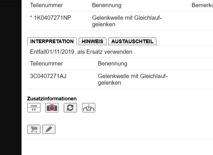 AUDI VW ŠKODA SEAT GELENKWELLE: 1K0407271EE = 1K0407271NP = 1K0407271AJ TEST CAR - Obrázek 9