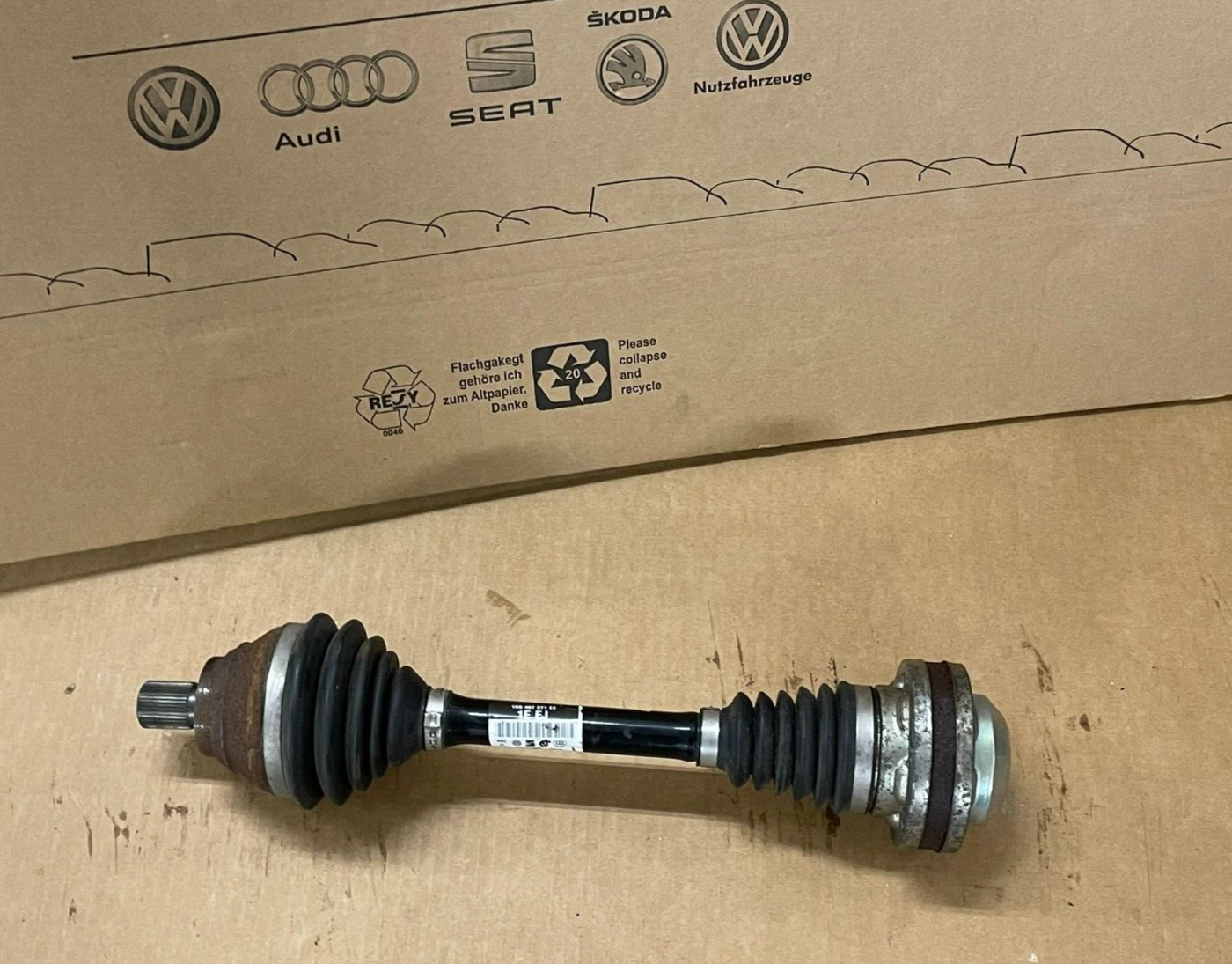 AUDI VW ŠKODA SEAT GELENKWELLE: 1K0407271EE = 1K0407271NP = 1K0407271AJ TEST CAR