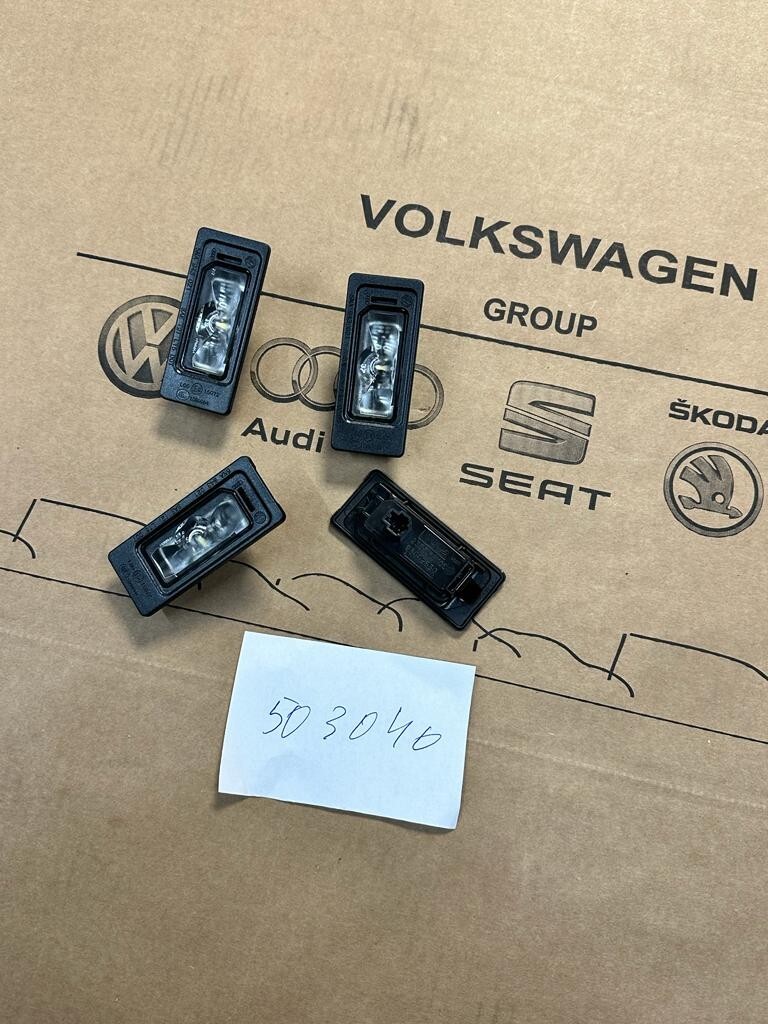 AUDI VW SKODA SEAT LED KENNZEICHEN LEUCHTE LED 5NA943021 - 5NA 943 021 ORIG.NEU! - Obrázek 14