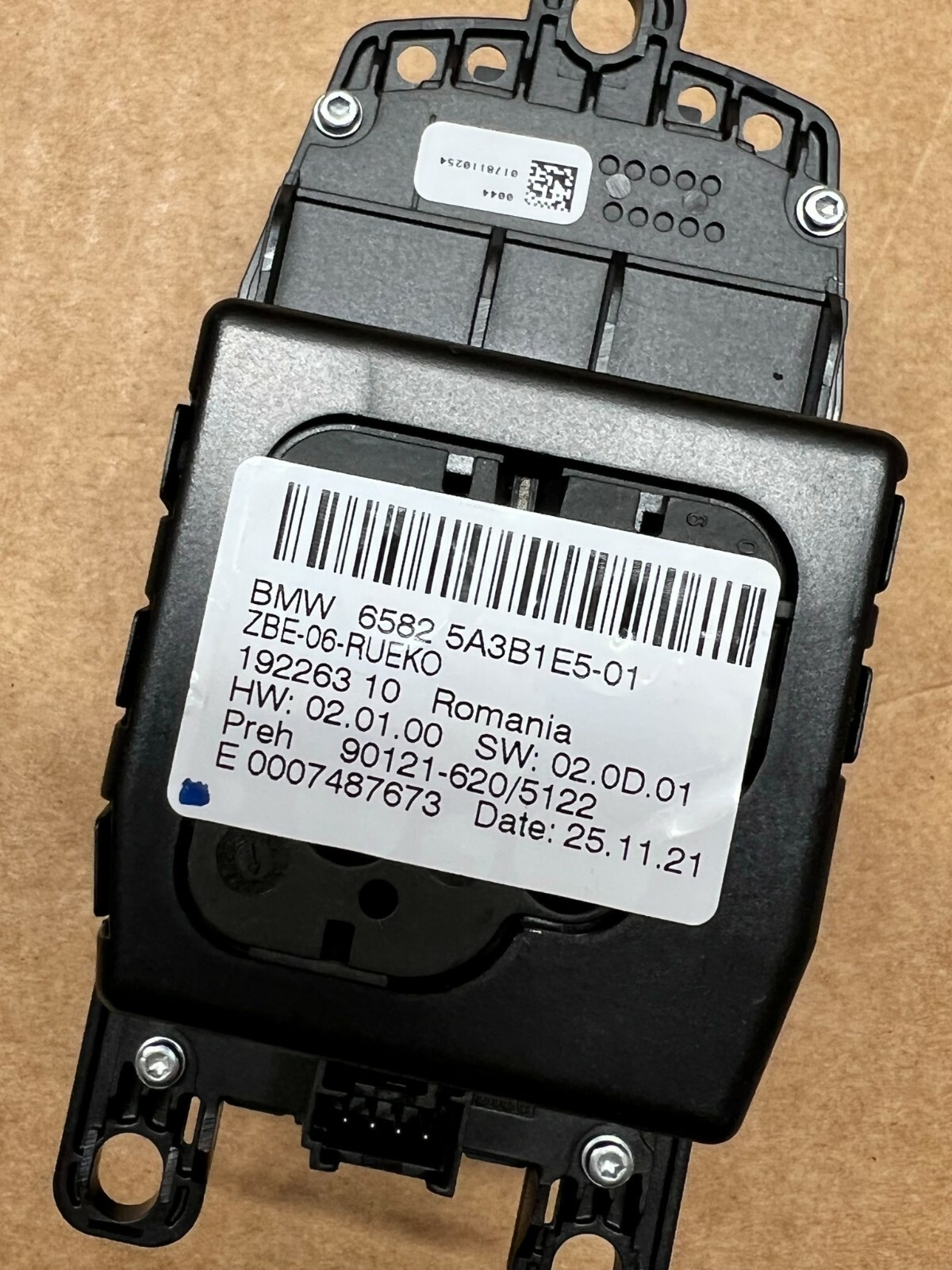 BMW 5 G30 G31 G32 G38 F97 F98 G01 iDRIVE CONTROLLER 6582 5A3B1E5-01 ORIG.NEU!! - Obrázek 6