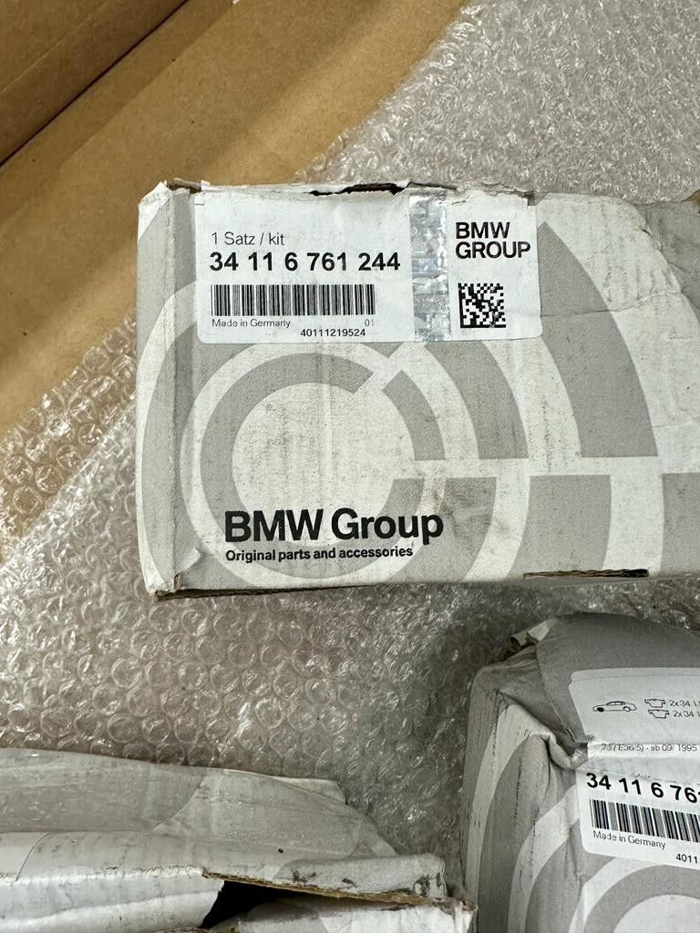 BMW BREMSBELÄGE VORN BMW E36,E46,Z3,Z4 BREMSBELÄGE 34116761242-34116761244 ORIG - Obrázek 3