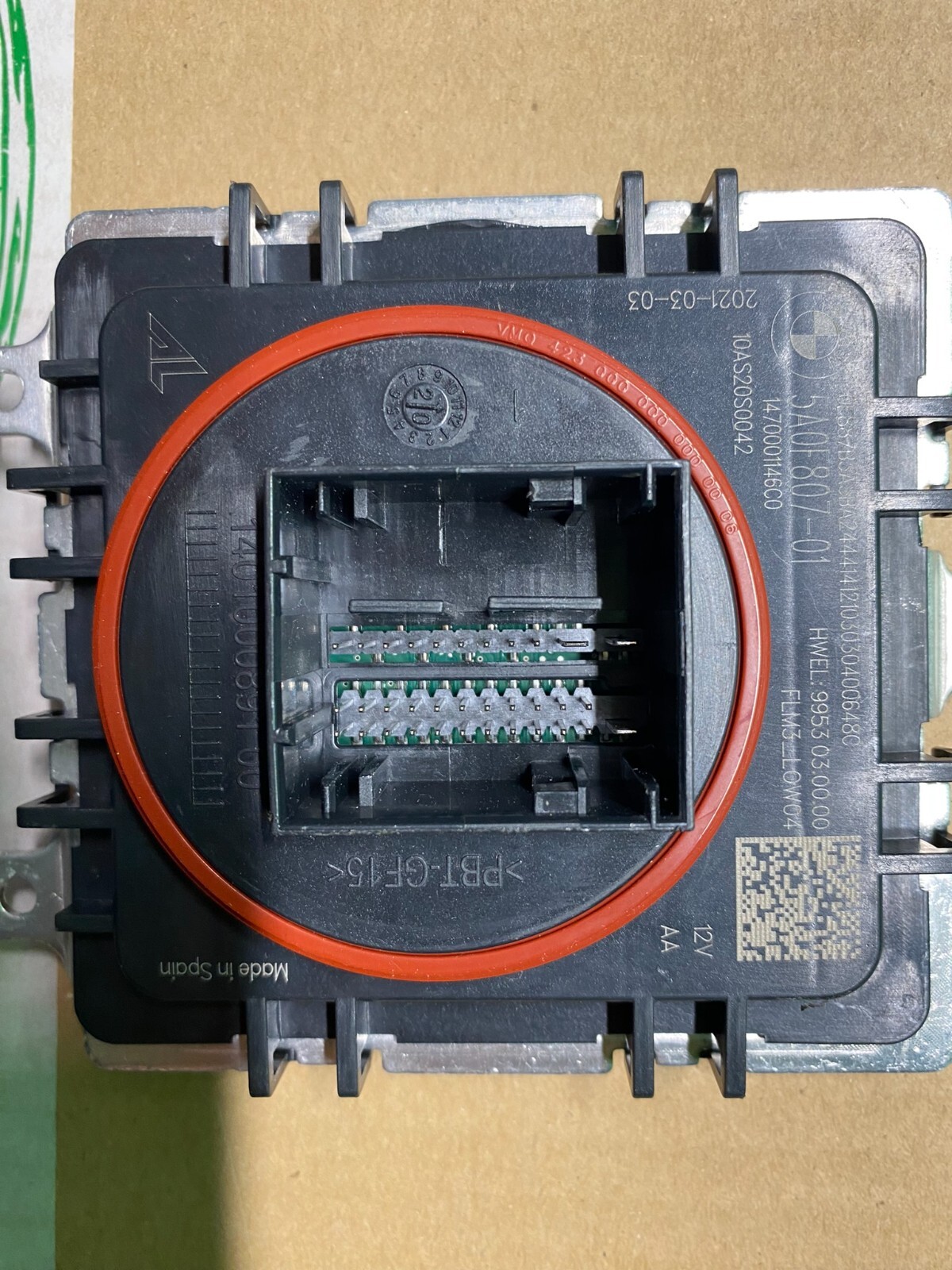 BMW STEUERGERÄT SCHEINWERFER HEADLIGHT CONTROL UNIT 5A0F807-01 NEW ORIG. PARTS - Obrázek 3