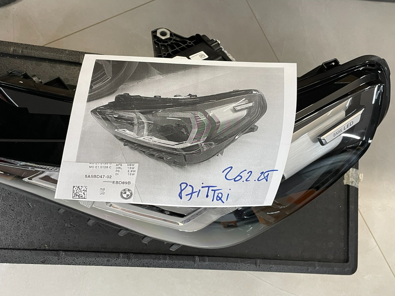 BMW X1 U11 FRONTSCHEINWERFER LINKS VORNE 5A5BD47-02 KOMPLET ORIGINAL NEU !!! - Obrázek 19