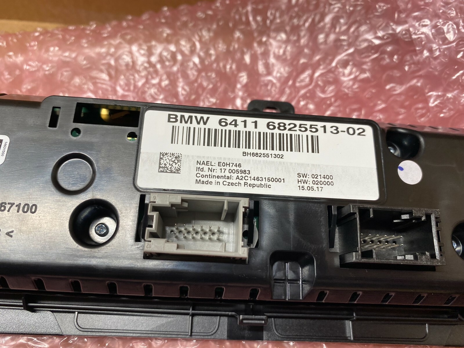 BMW X3 F25 2015 STEUERGERÄT KLIMA 64116825513-02 - 6411682551302 ORIG.BMW NEW! - Obrázek 7