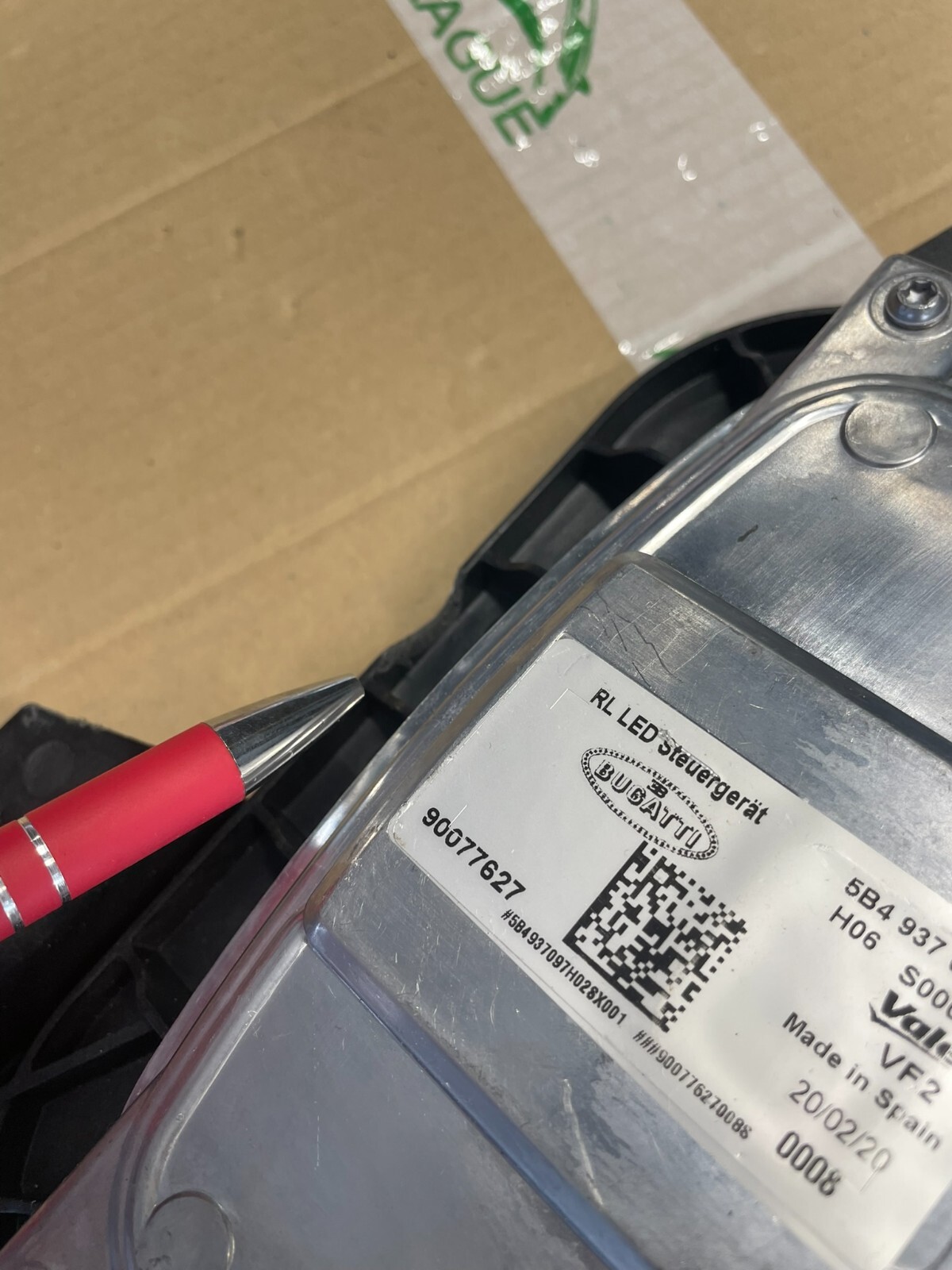 BUGATTI CHIRON SCHEINWERFER STEUERGERÄT 5B4937097 5B4945721 - Obrázek 11