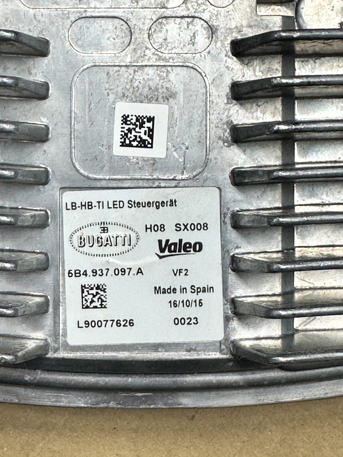 BUGATTI CHIRON SCHEINWERFER STEUERGERÄT 5B4937097A - L90077626 ORIGINAL - Obrázek 7