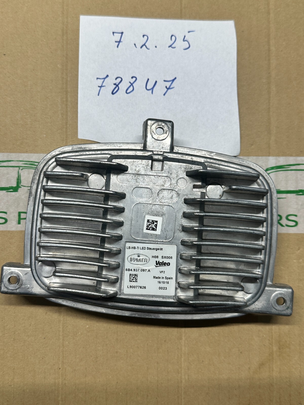 BUGATTI CHIRON SCHEINWERFER STEUERGERÄT 5B4937097A - L90077626 ORIGINAL - Obrázek 10