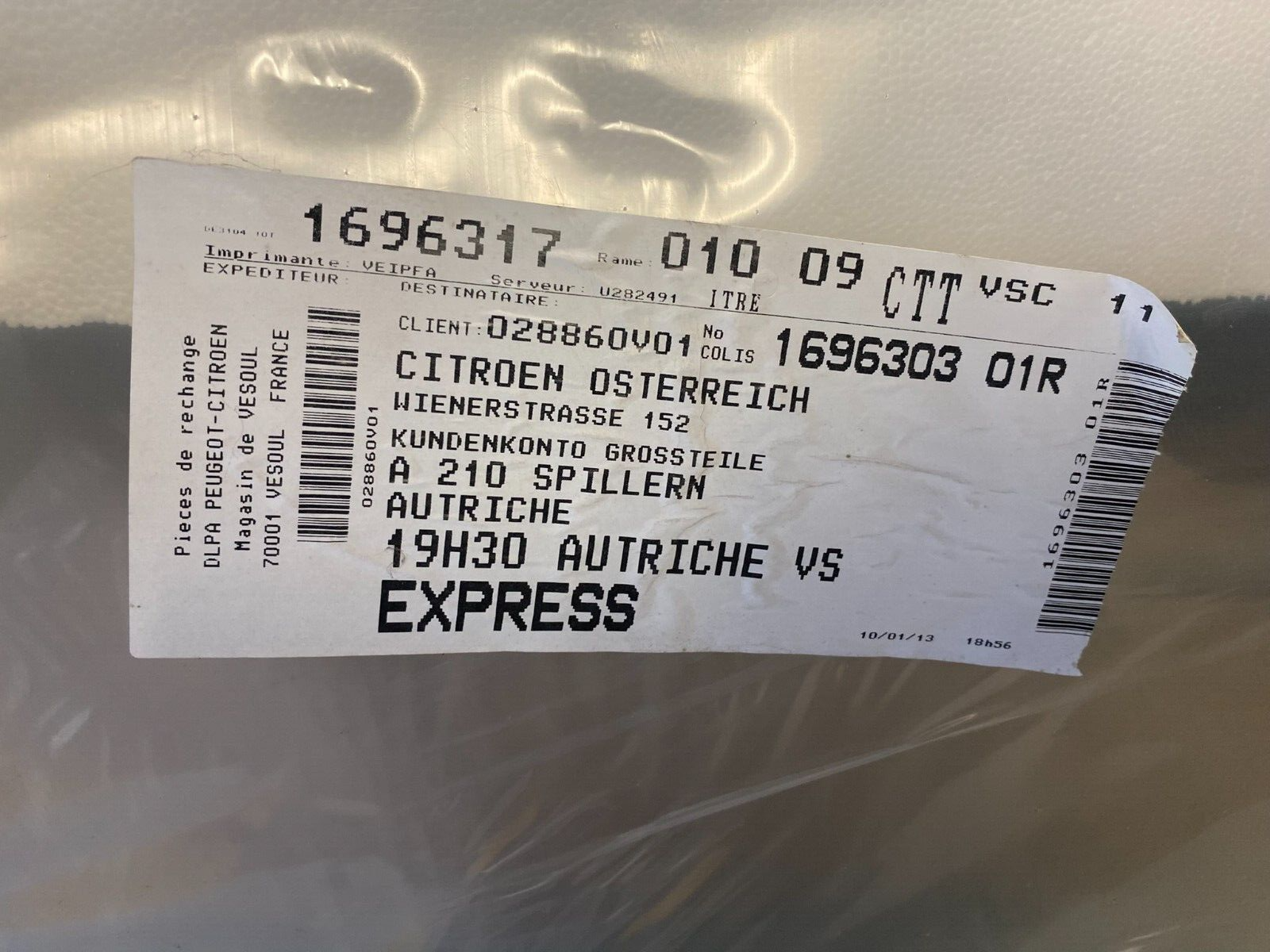 CITROEN BERLINGO WINDSCHUTZSCHEIBE FRONT SCHEIBE 8116 96 ORIGINAL NEU!!!! - Obrázek 4