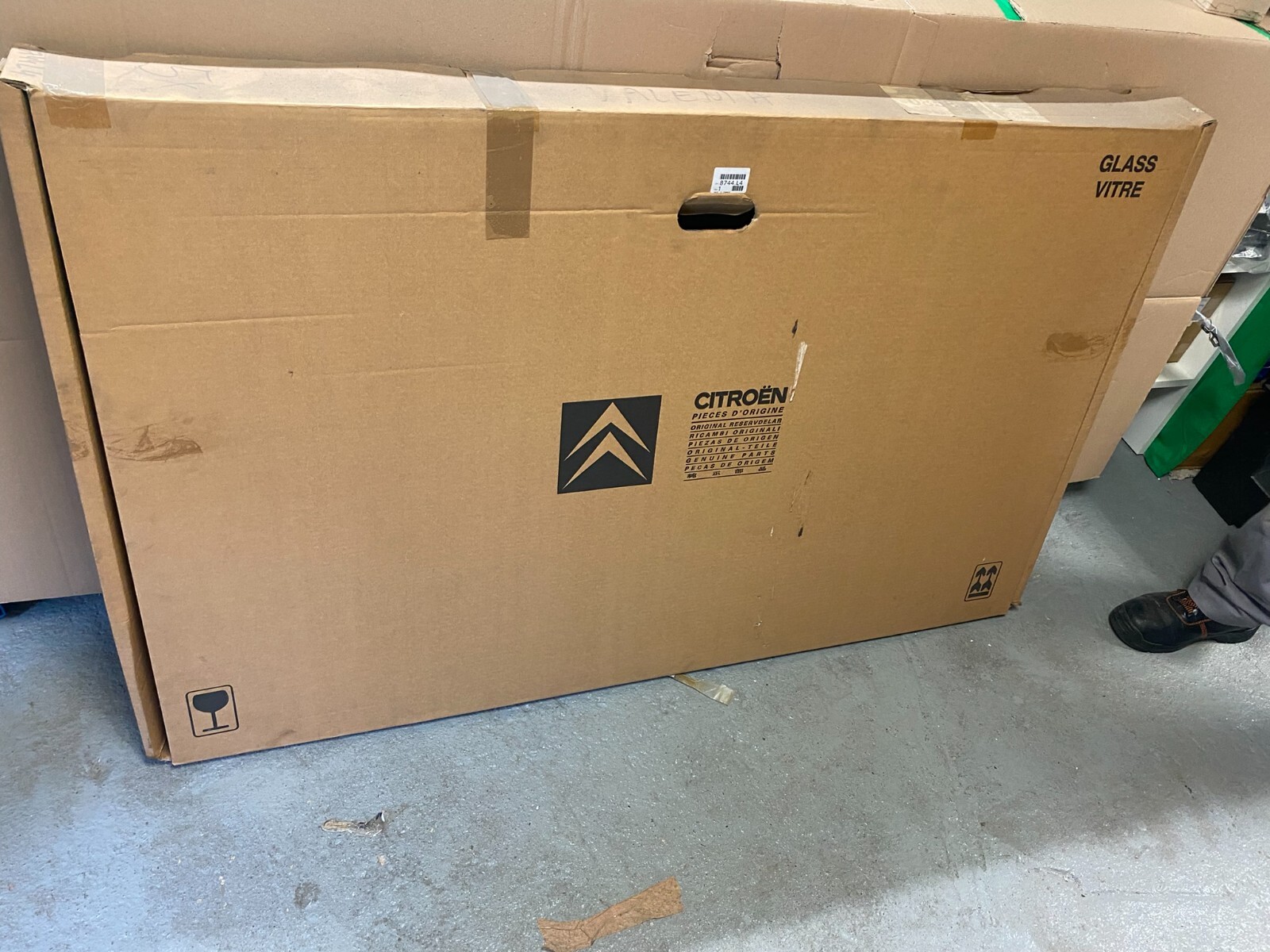 CITROEN C5 HECKSCHEIBE HECK TüR SCHEIBE 8744.L4-8744AA ORIGINAL CITROEN NEU TEIL