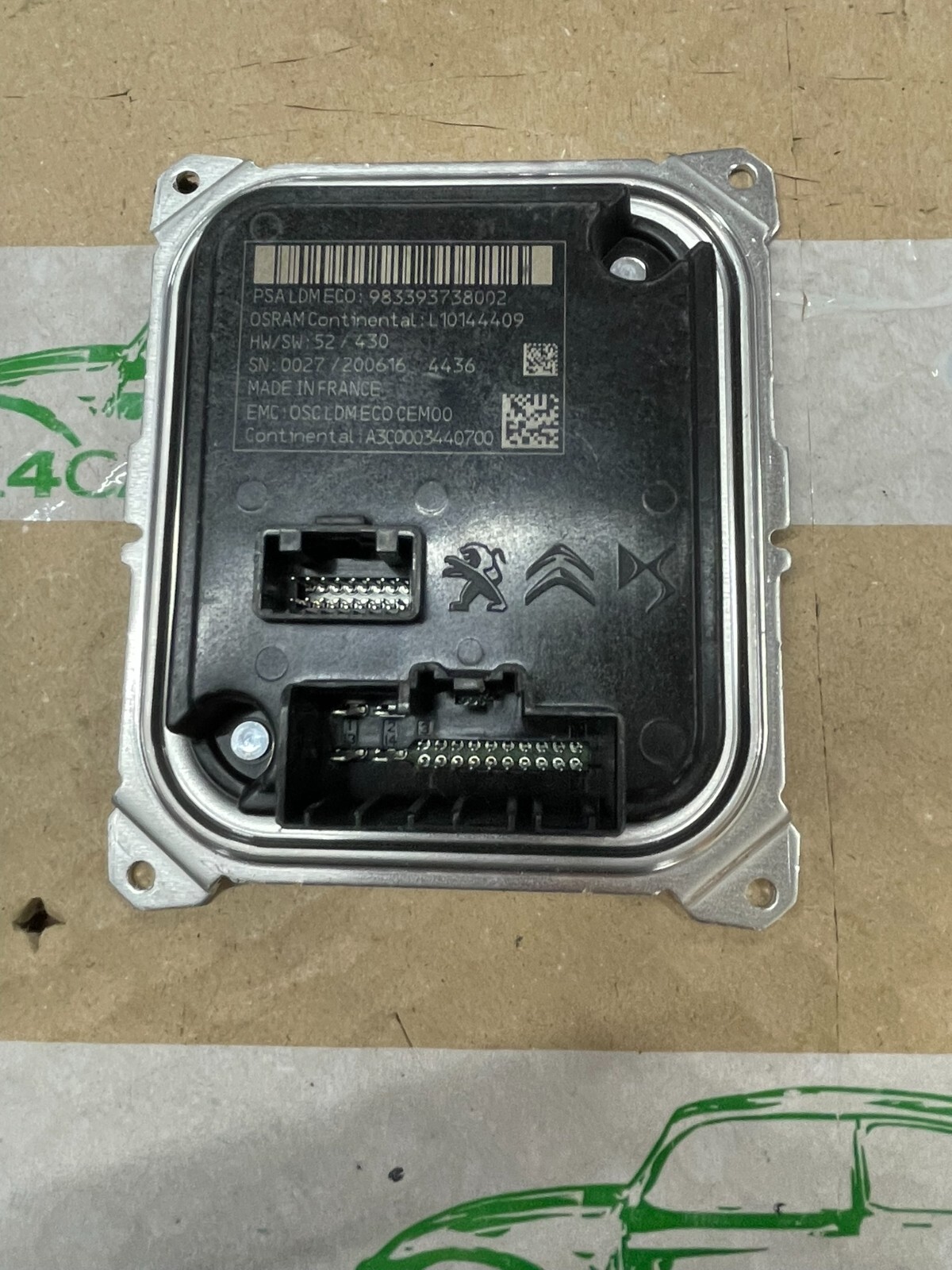 CITROEN DS PEUGOT PSA SCHEINWERFER LED MODUL 983393738002 A3C0003440700 FAST NEU - Obrázek 4