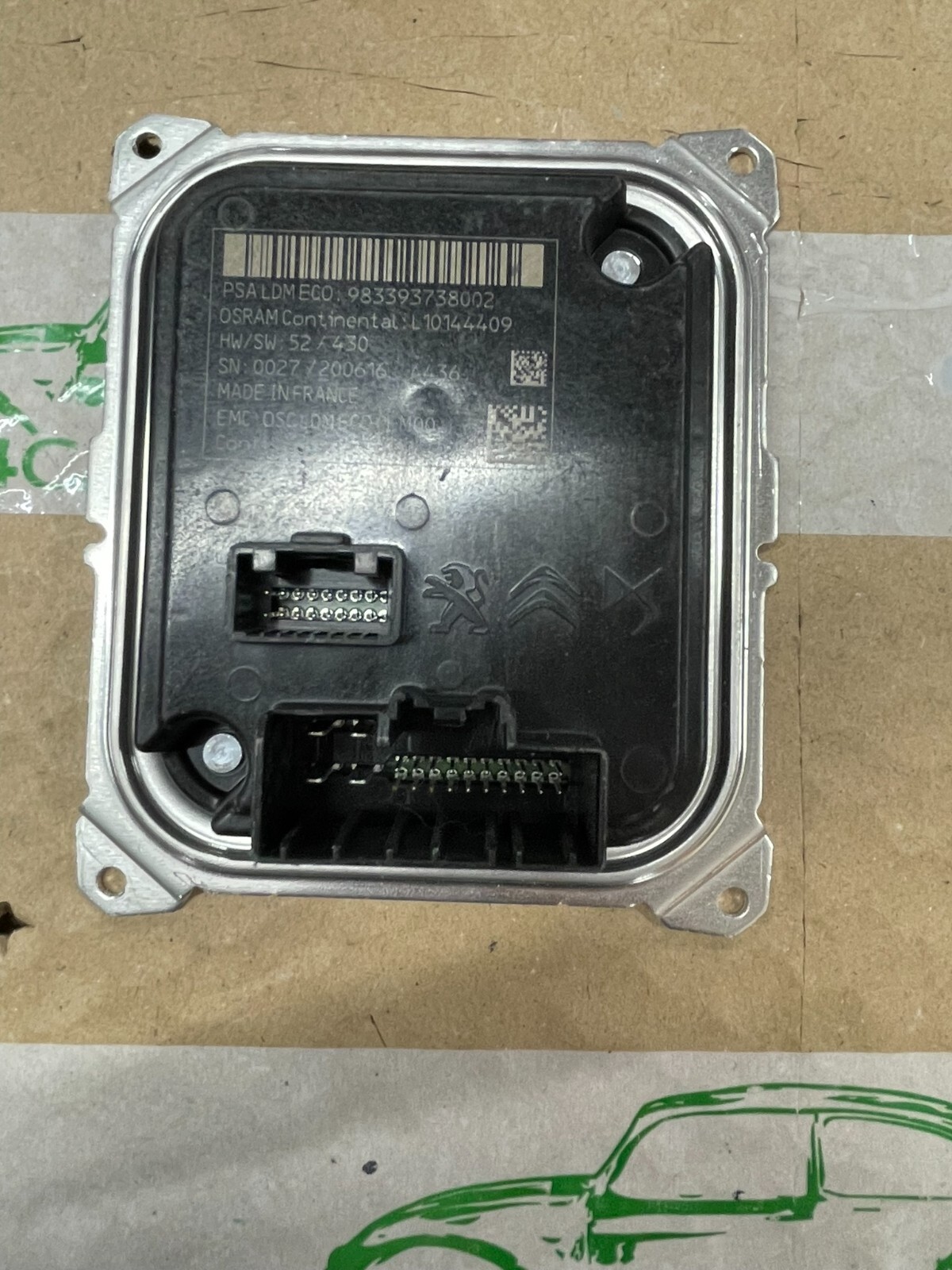 CITROEN DS PEUGOT PSA SCHEINWERFER LED MODUL 983393738002 A3C0003440700 FAST NEU - Obrázek 5