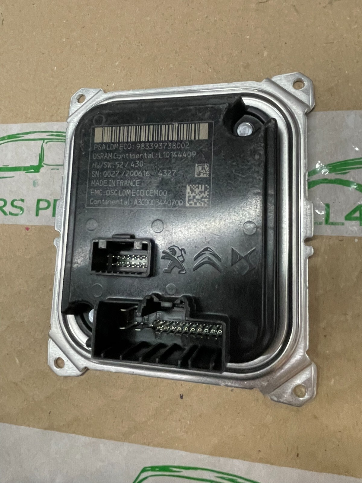 CITROEN DS PEUGOT PSA SCHEINWERFER LED MODUL 983393738002 A3C0003440700 FAST NEU - Obrázek 9