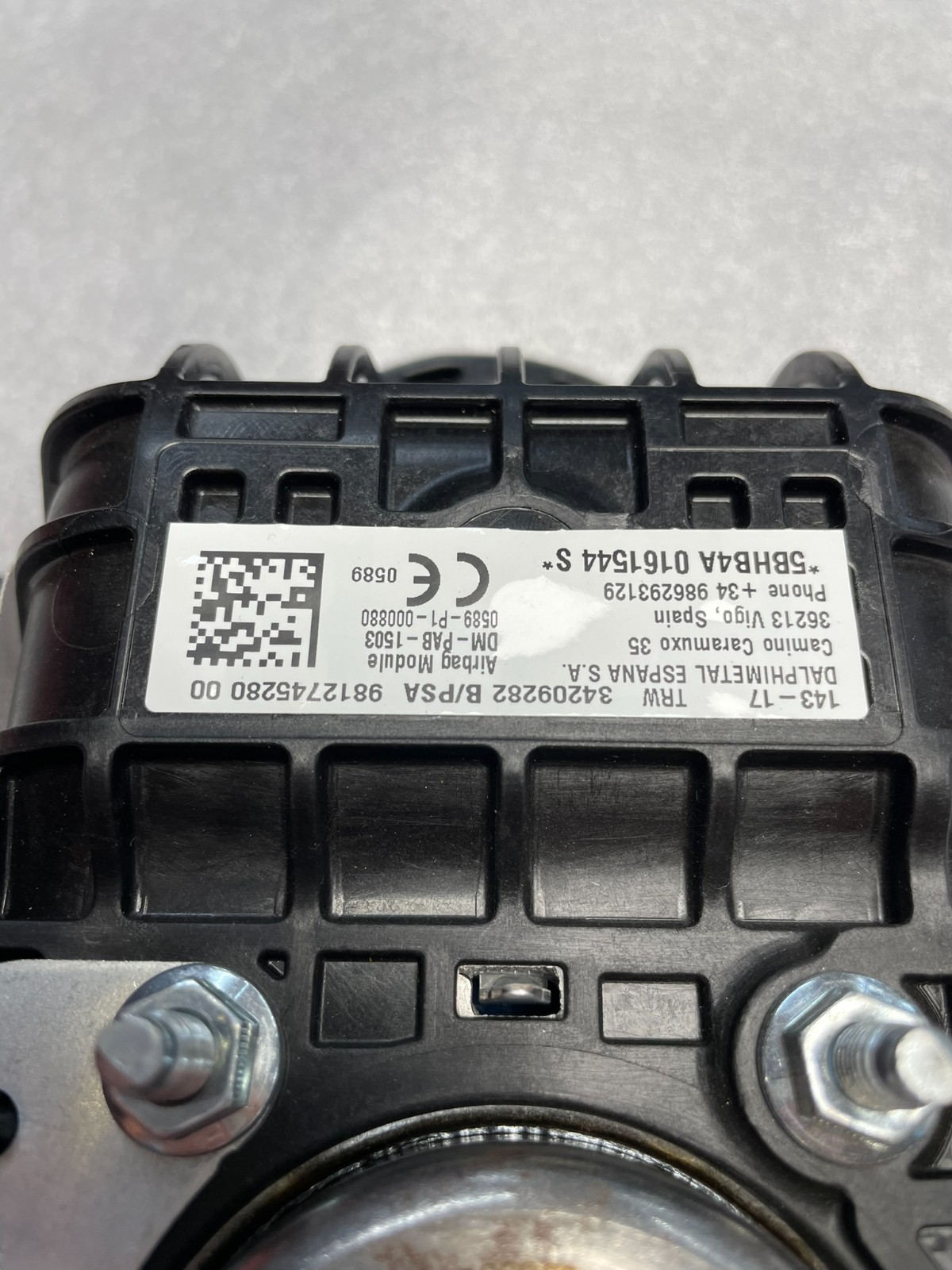 CITROEN PEUGEOT ATURENBRETT SICHERHEITSTASCHE 34209282 , 9812745280 00 ORIG NEU - Obrázek 4